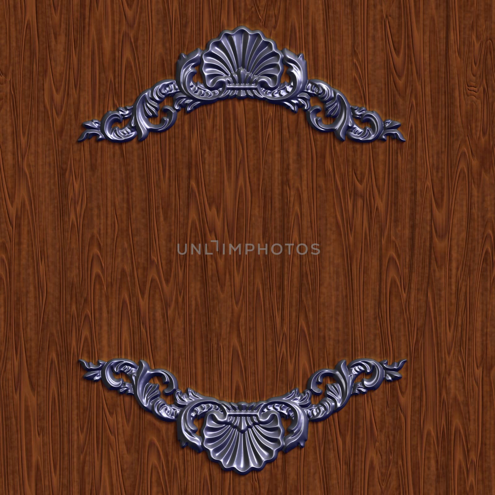 Vintage floral element for design, greeting card, invitation.