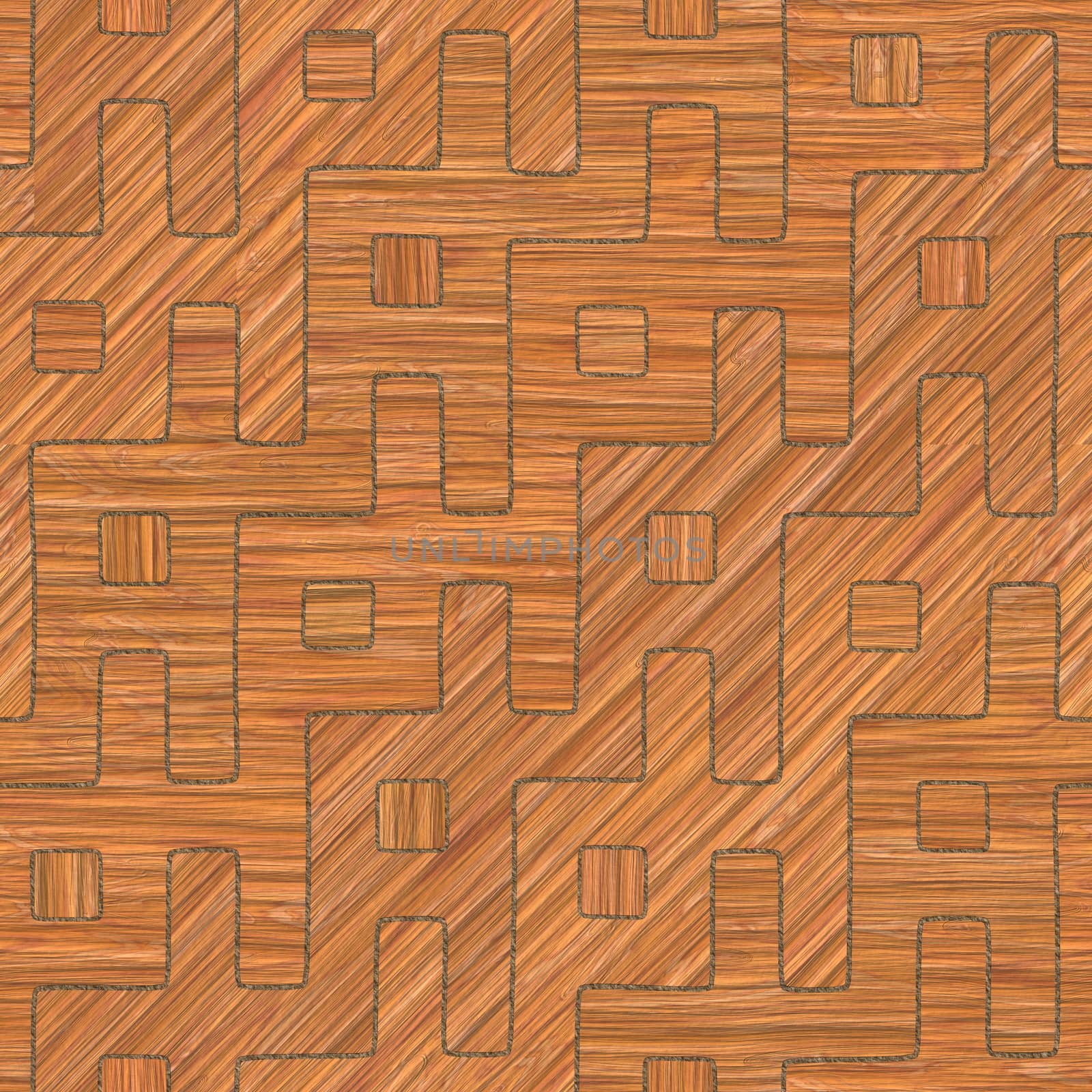 Irregular abstract seamless tileable wood background parquet pattern.