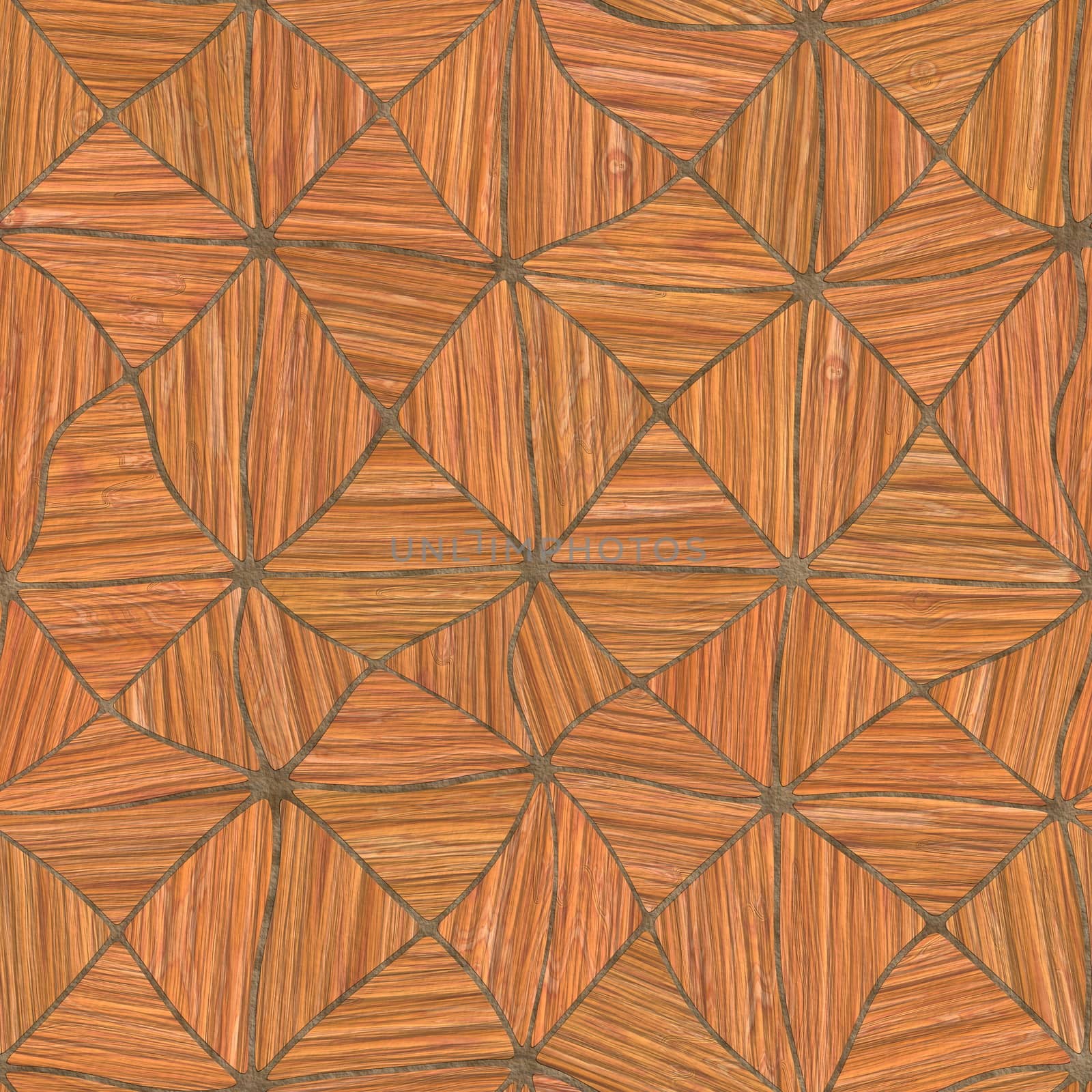 Irregular abstract seamless tileable wood background parquet pattern.