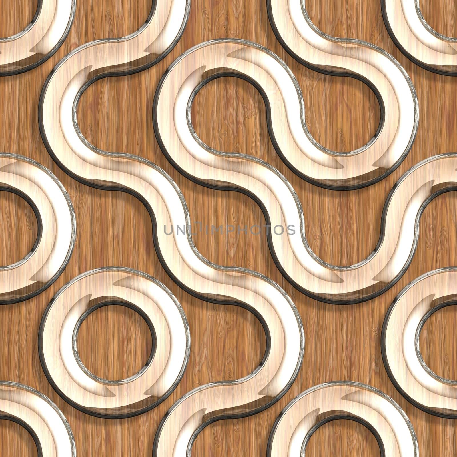 Wood surfaces sparkling glass tile seamless pattern.