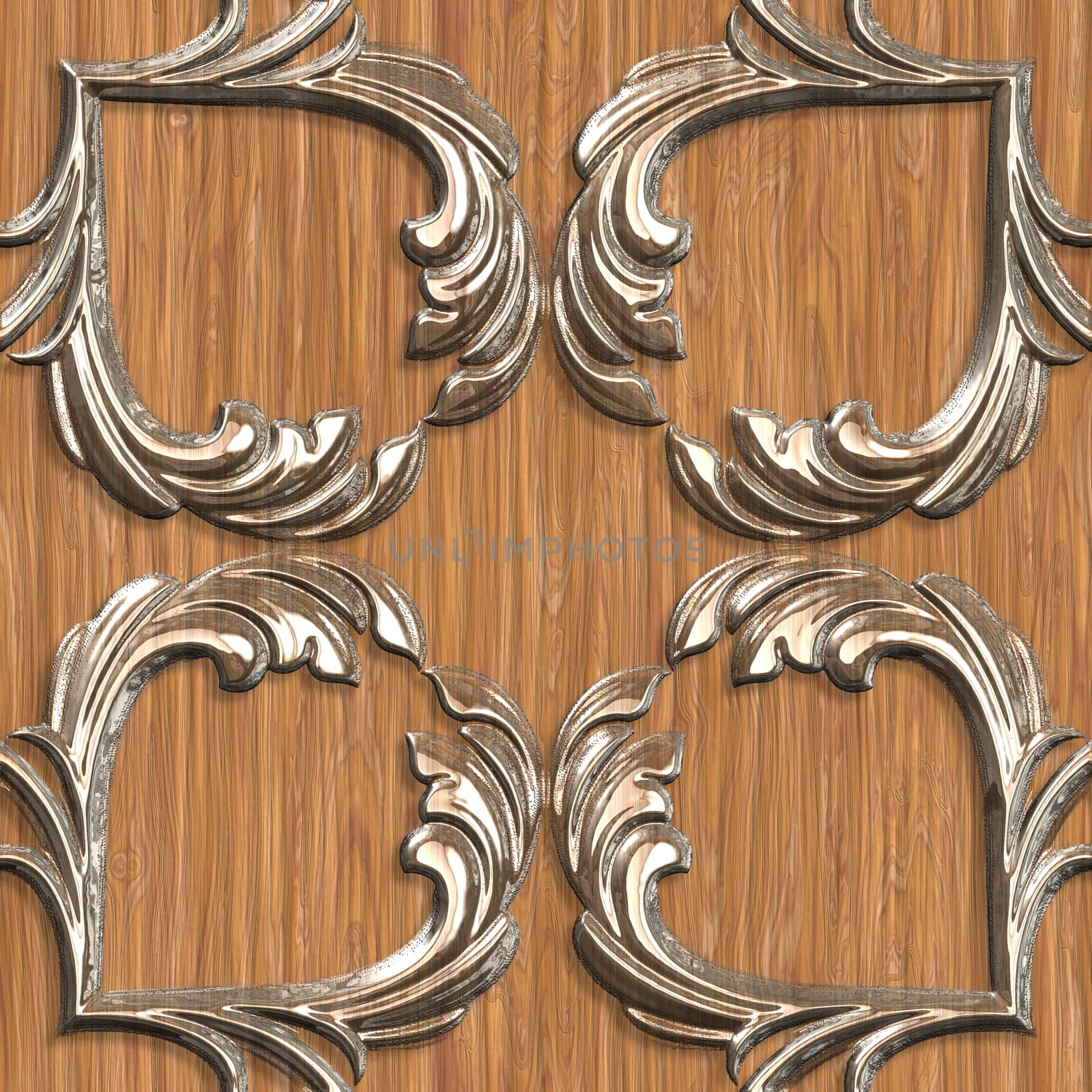 Wood surfaces sparkling glass tile seamless pattern.