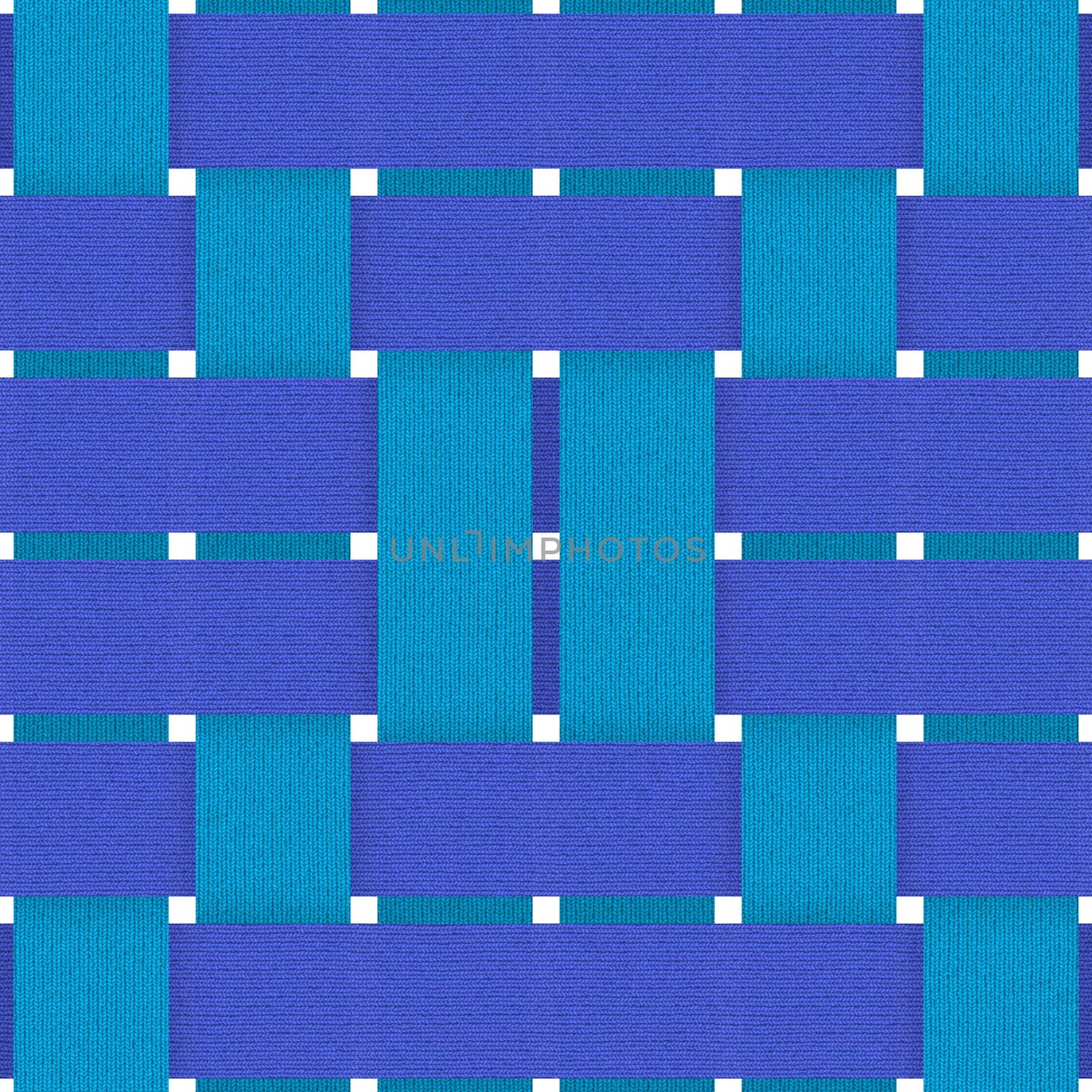 shades of blue fabric weave seamless background pattern