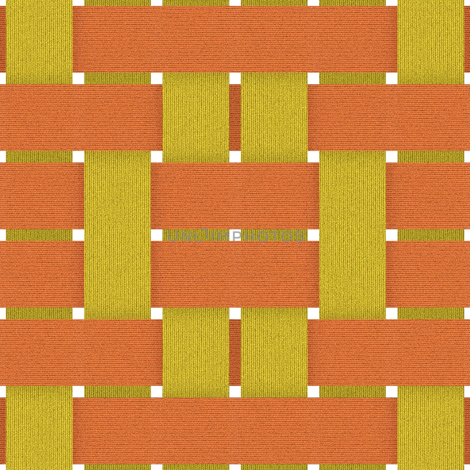 shades of orange fabric weave seamless background pattern