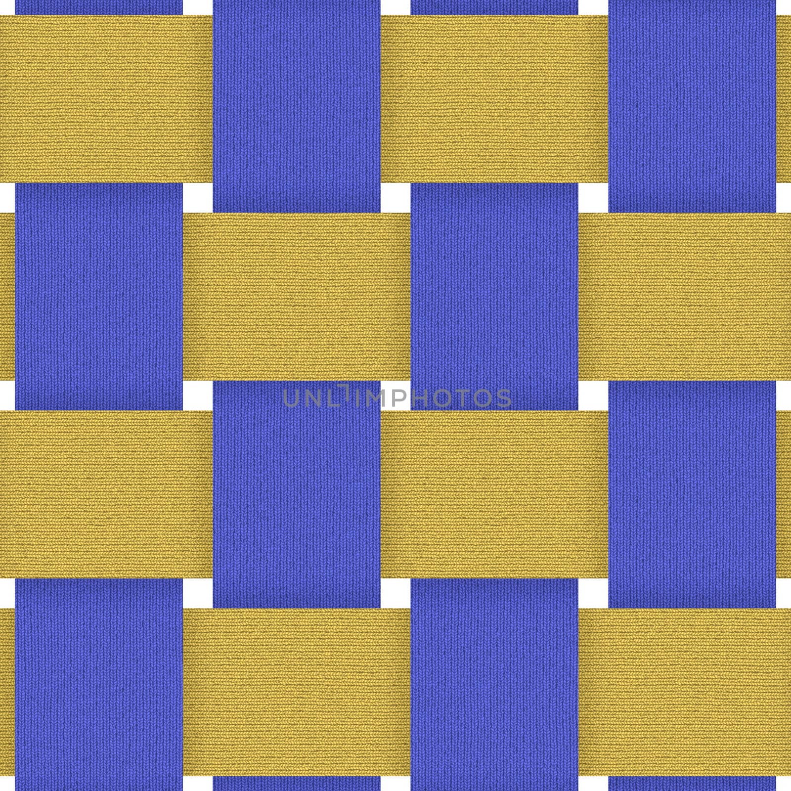 blue yellow fabric weave seamless background pattern