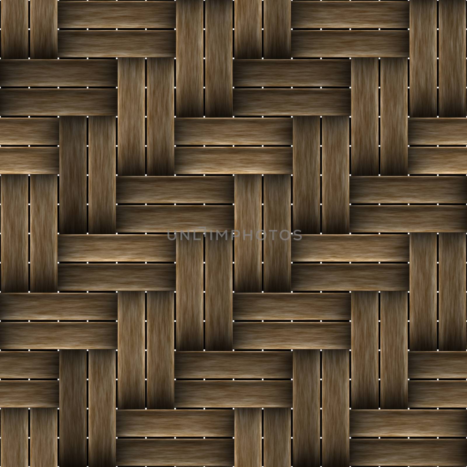 Wicker wood pattern seamless tille bacground decorations.