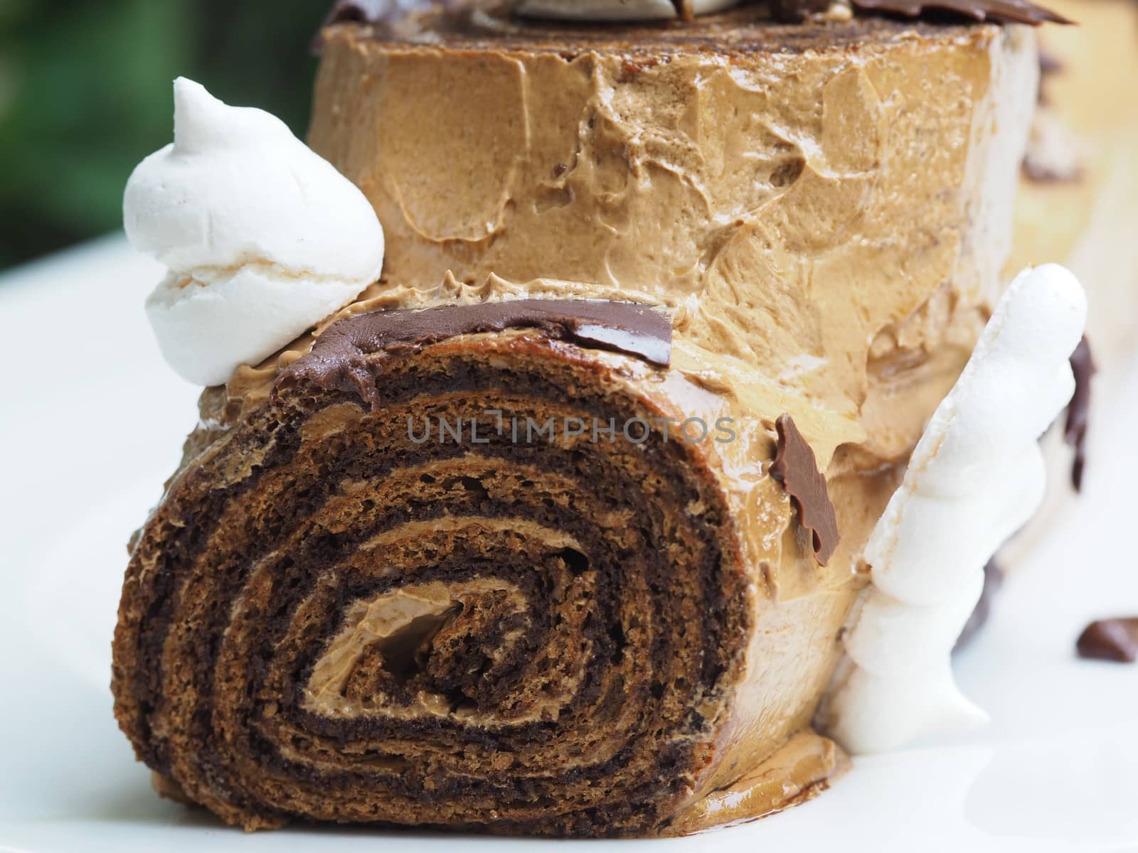 Close Up Of Fresh Homemade Coffee Cake