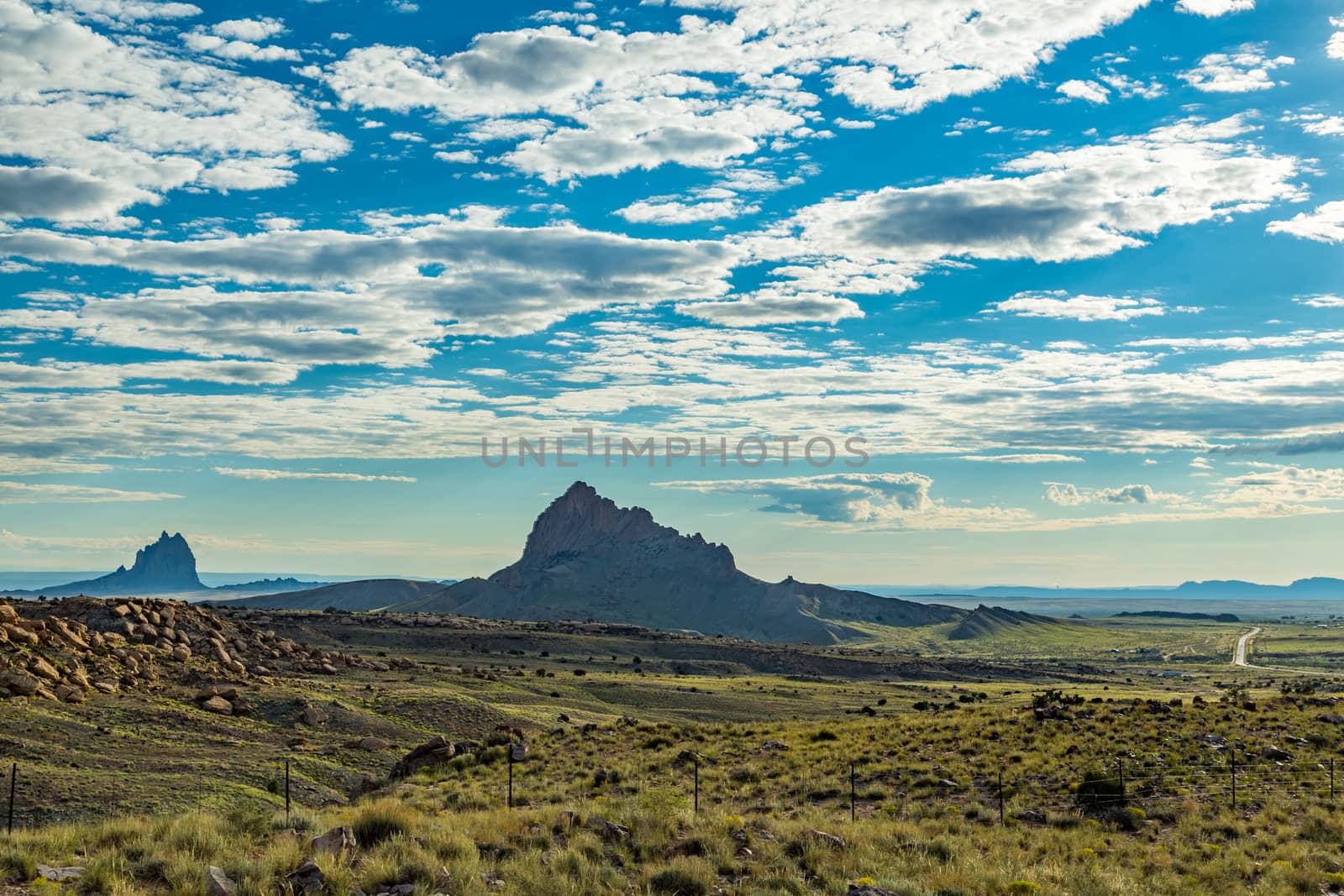 The Navajo Volcanic Field in the Four Corners area of the American southwest has about 80 old, eroded volcanic centers (volcanic necks/volcanic plugs/diatremes) of Oligocene to Miocene age.