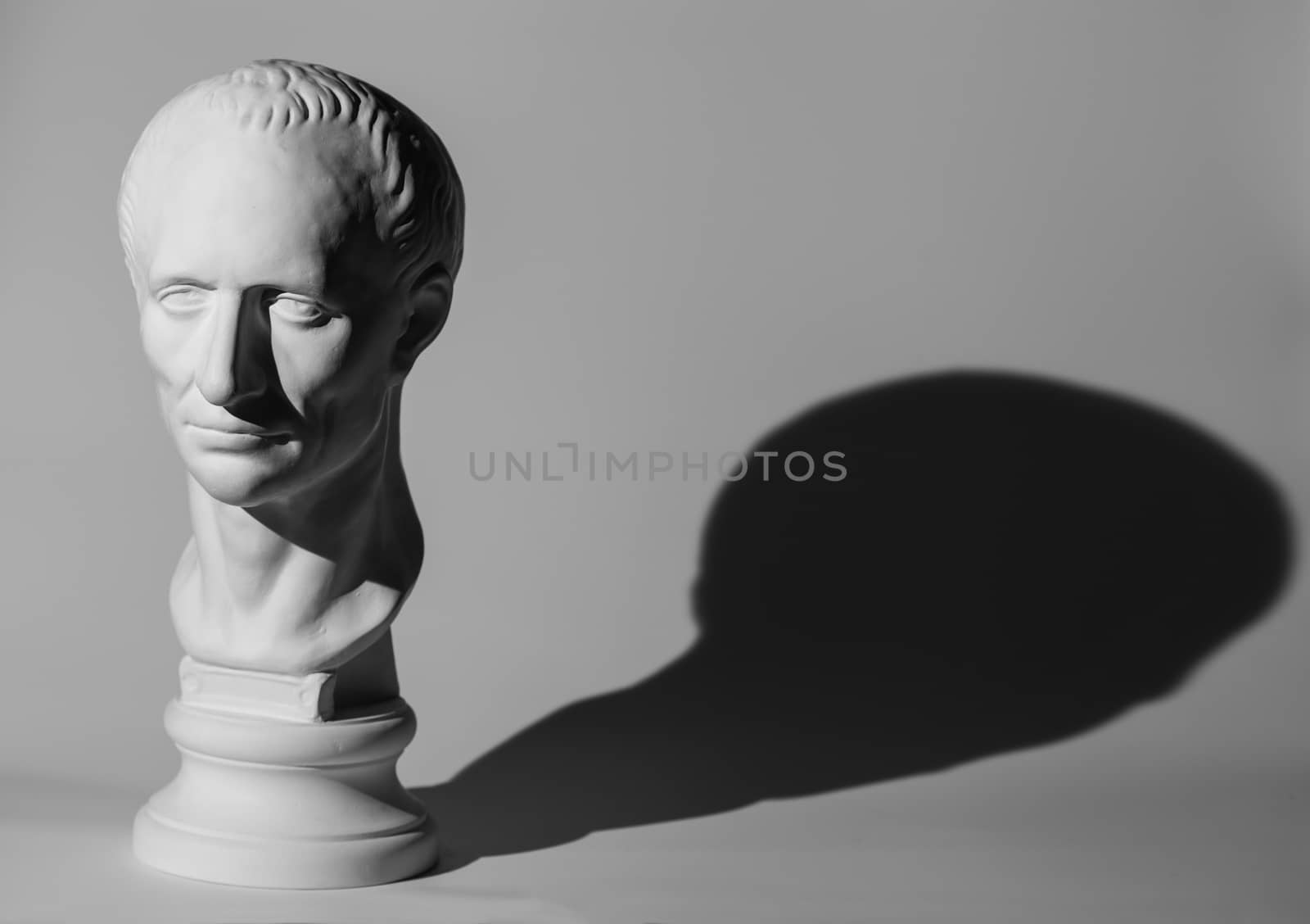 Plaster head of Caesar by Chudakov