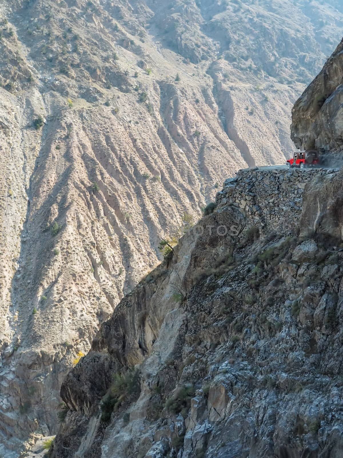 A Jeep Ride Dangerous Road To Fairy Meadows, Nanga Parbat, Pakistan by WernBkk