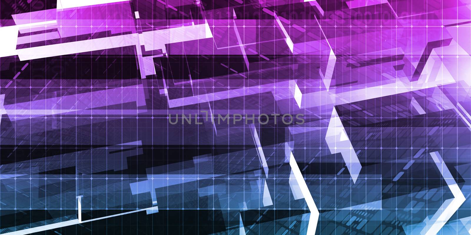 Digital Background with Technology Abstract Themed Abstract