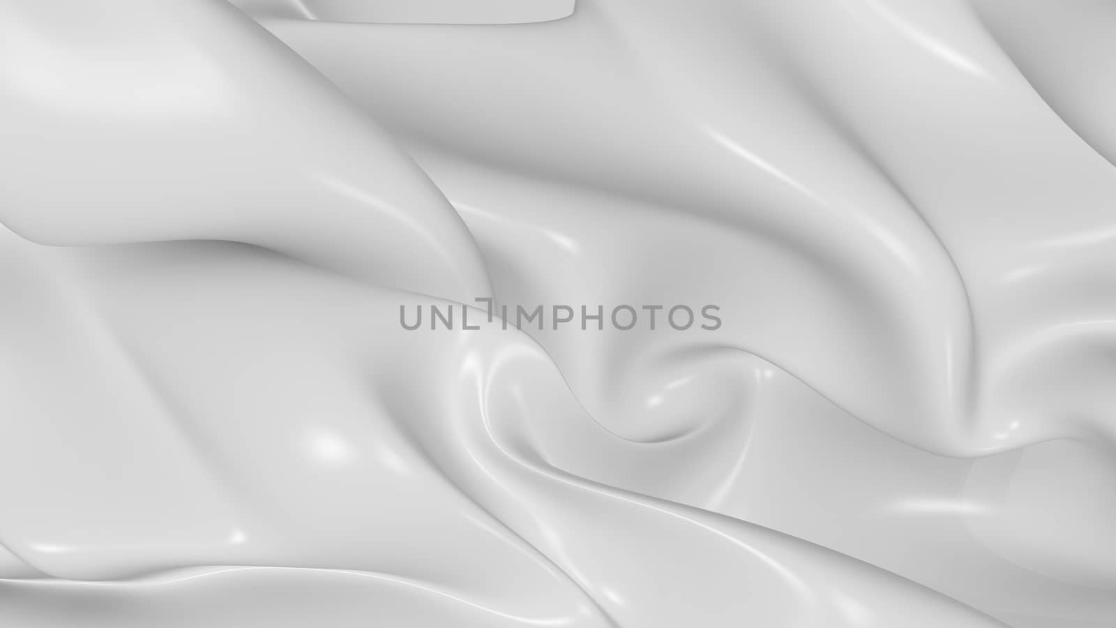 3D Illustration Abstract White Background by brux