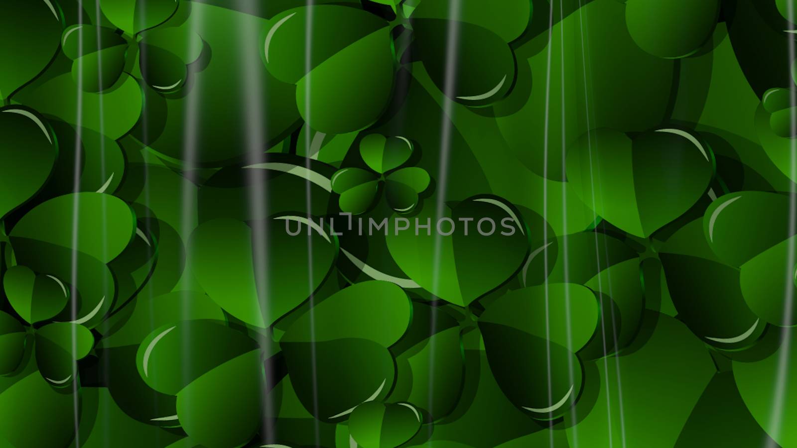 3D Illustration Abstract St. Patrick's Day Background by brux