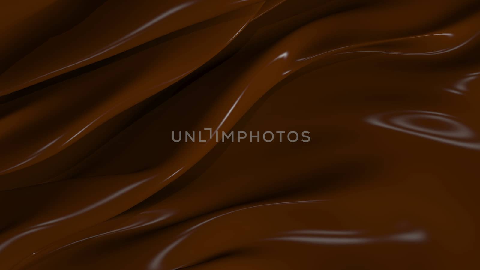 3D Illustration Abstract Chocolate Background by brux