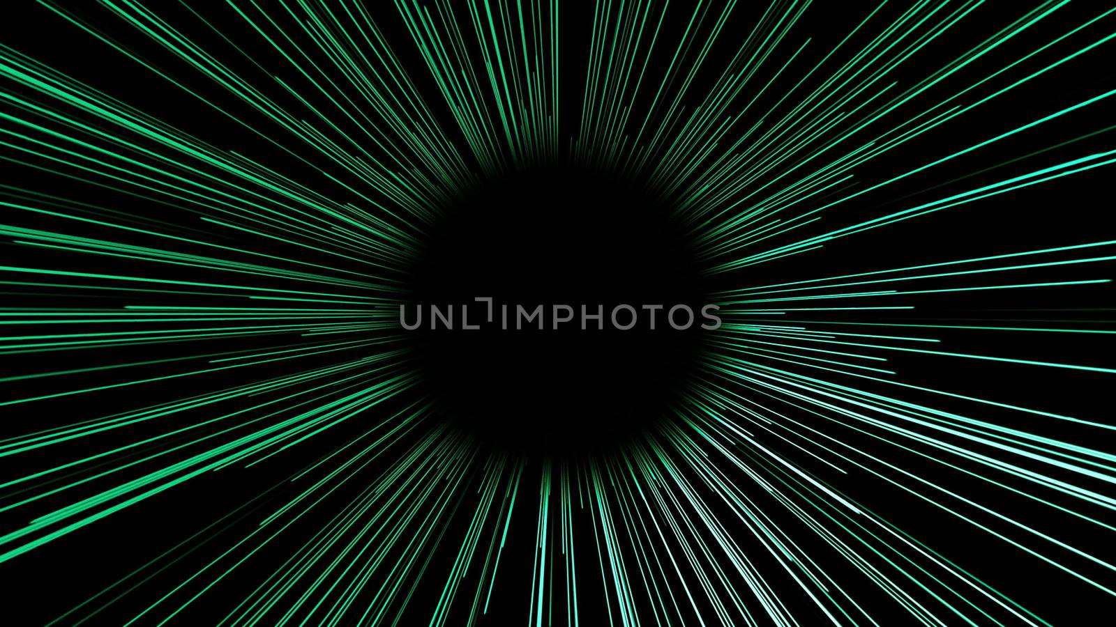 Abstract background with futuristic lines tunnel. 3d rendering