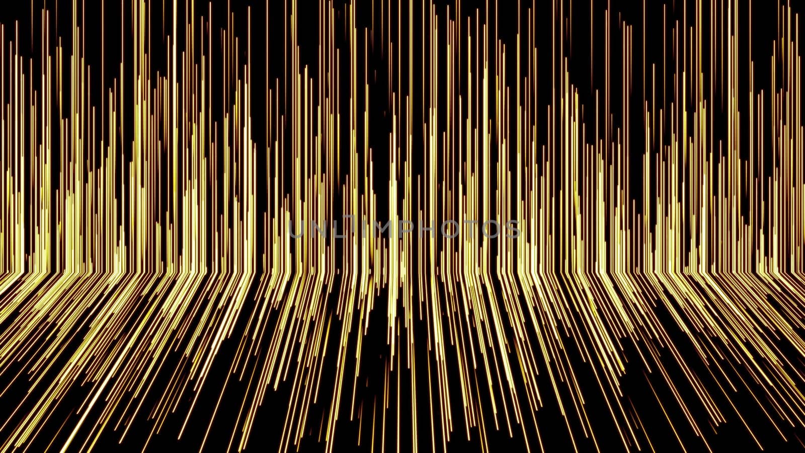 Abstract motion background with stripes. 3D rendering