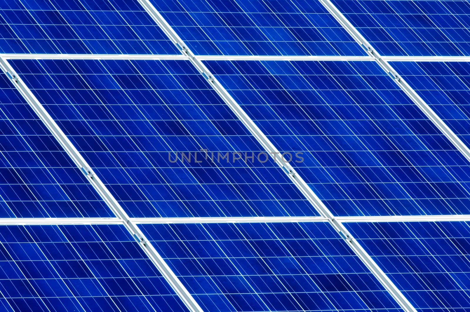 Photovoltaic solar cell panels by horizonphoto