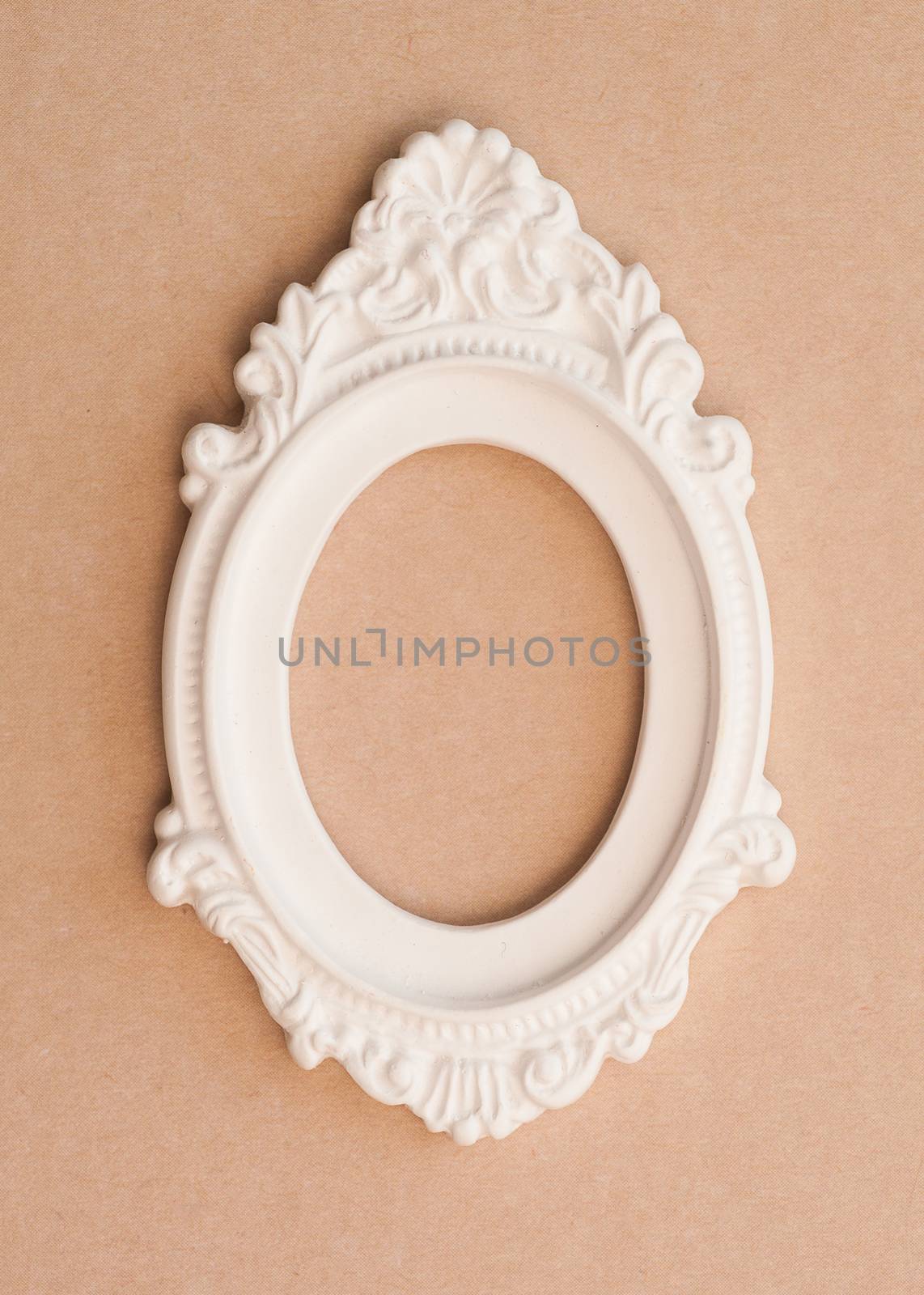 decorative vintage photo frame and place for text.