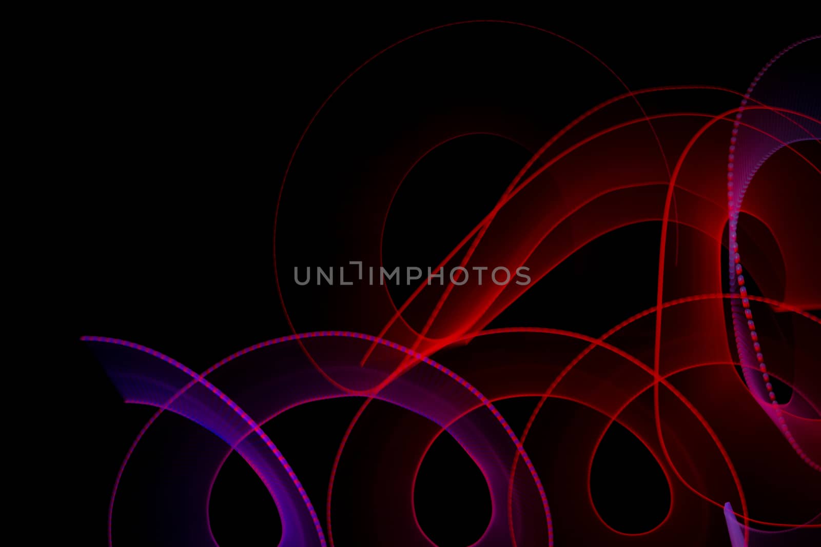 long exposure light painting or light trails