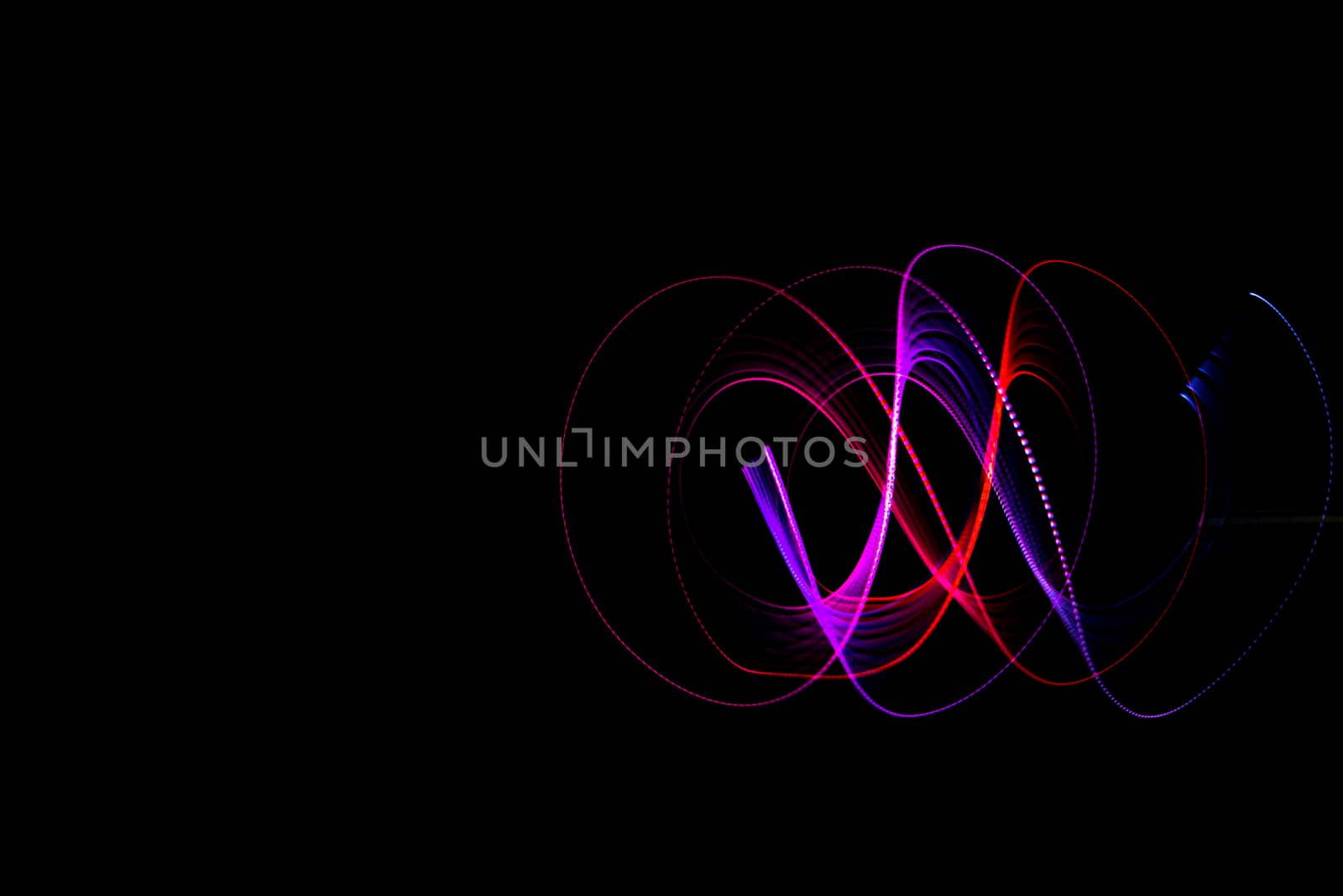 long exposure light painting or light trails