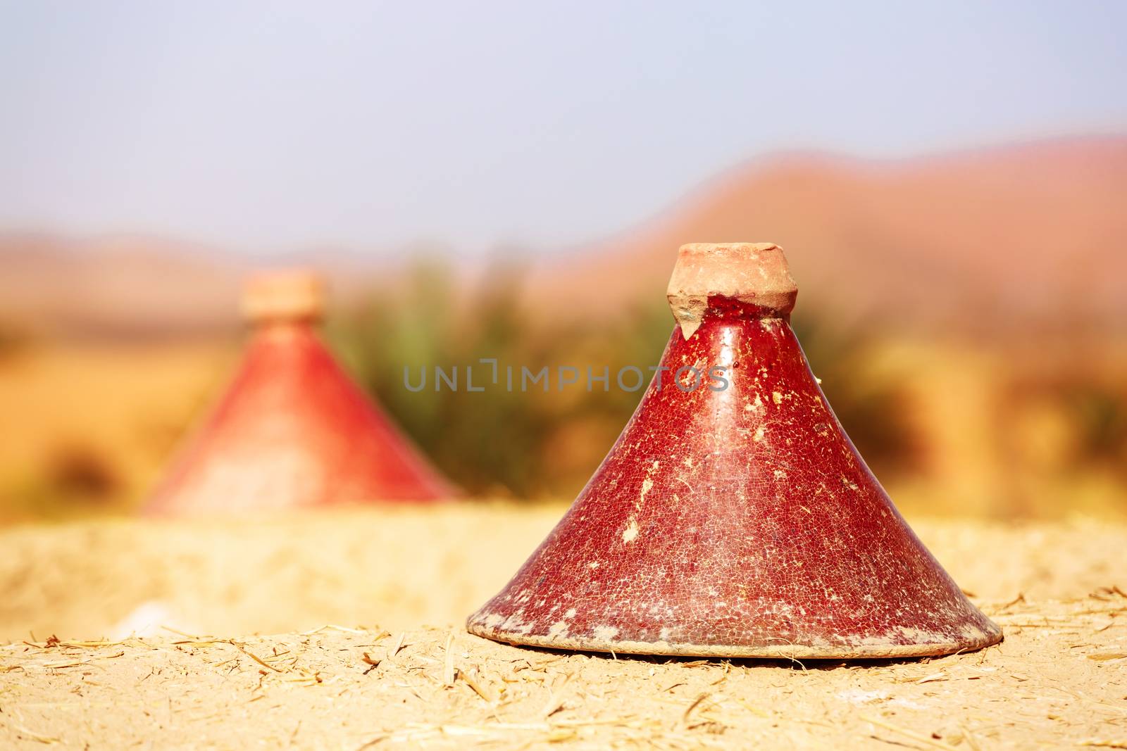 production of traditional Moroccan tajine pots used for cooking by pixinoo