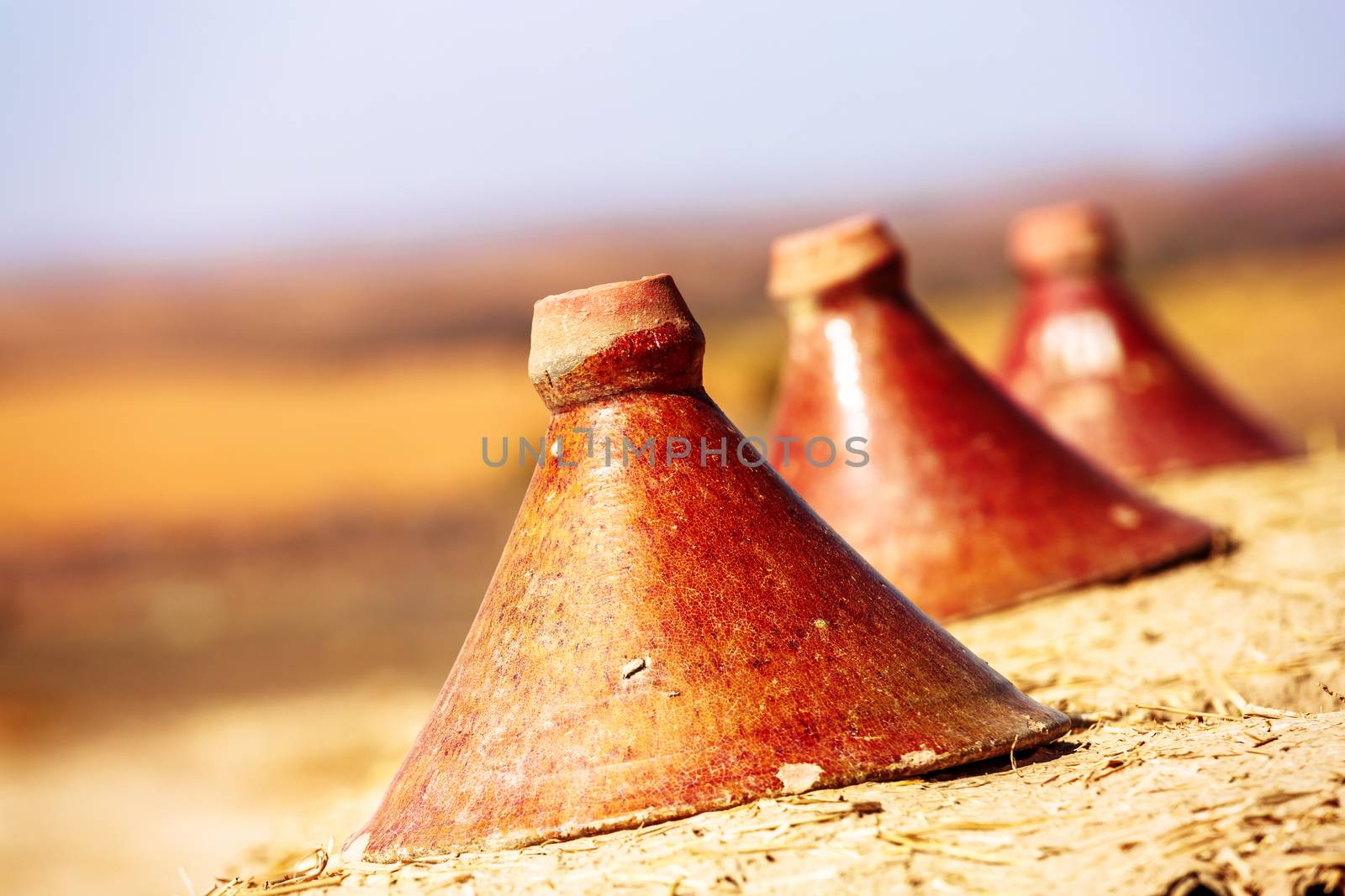 production of traditional Moroccan tajine pots used for cooking