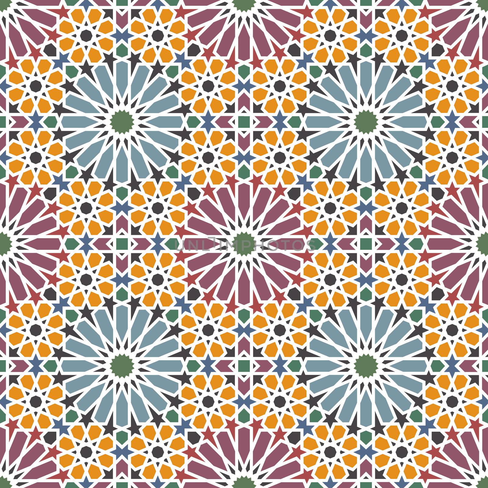 Arabic tiles by Portokalis