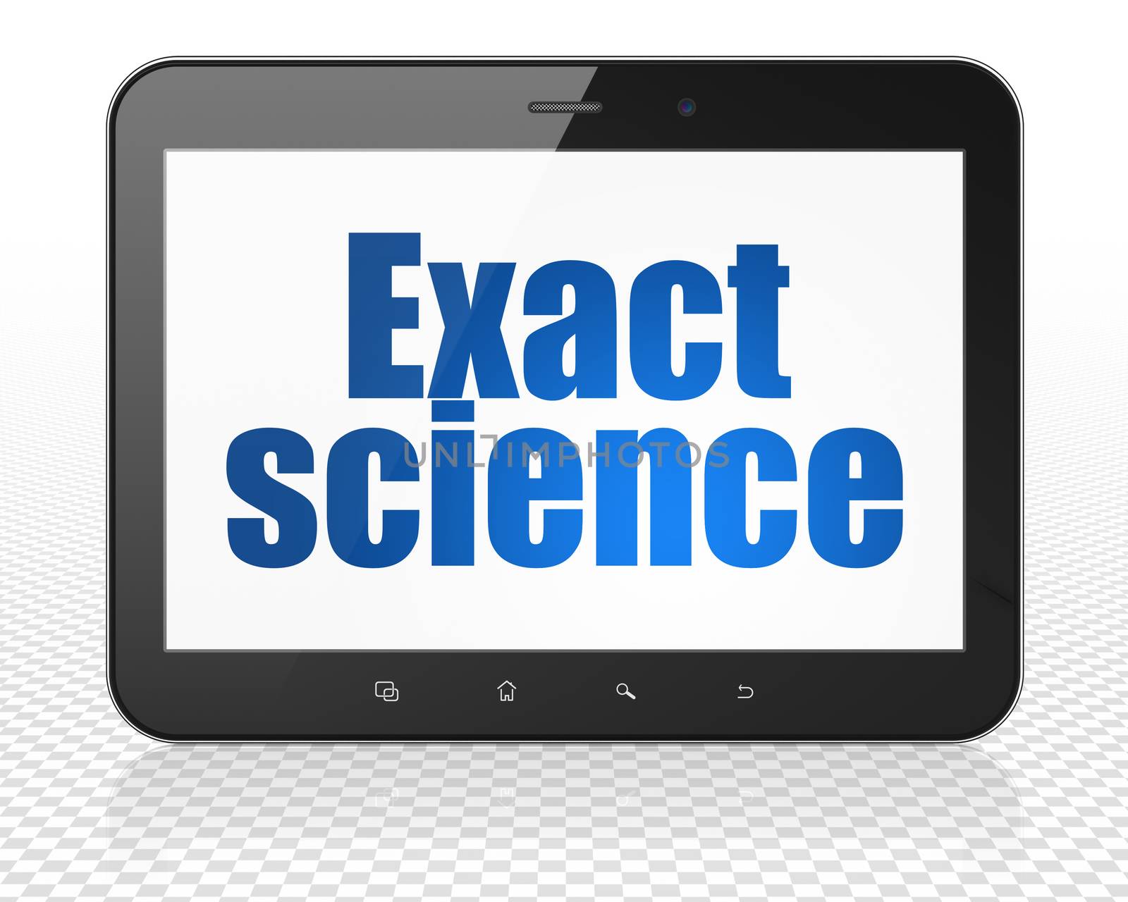 Science concept: Tablet Pc Computer with Exact Science on display by maxkabakov