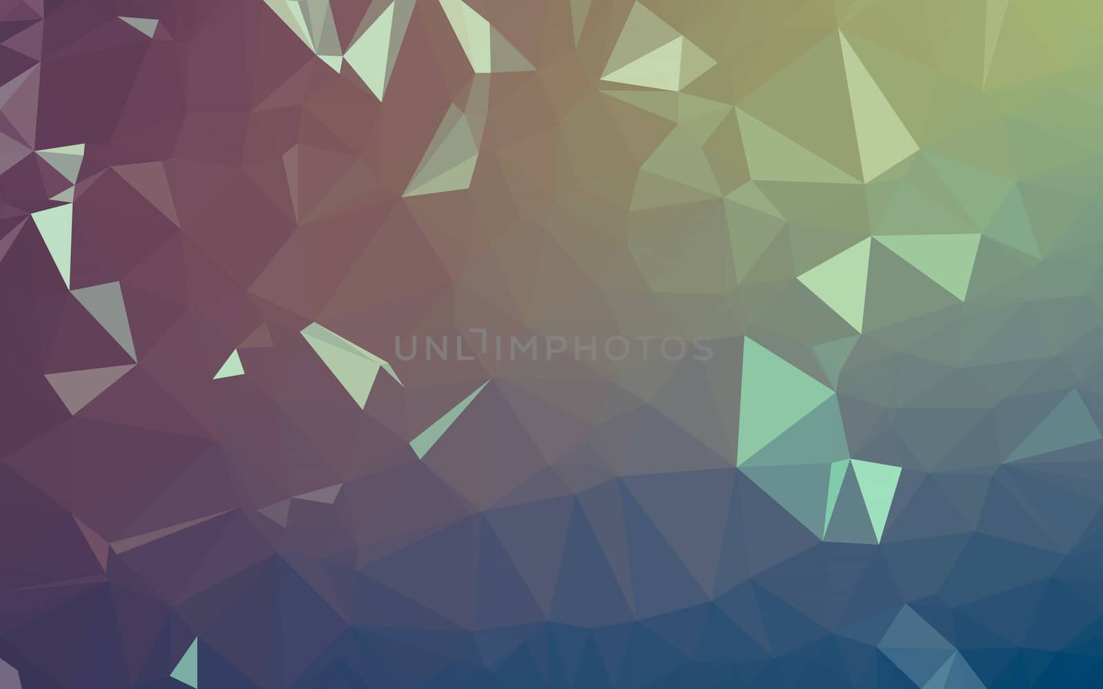 Abstract low poly background, geometry triangle by teerawit