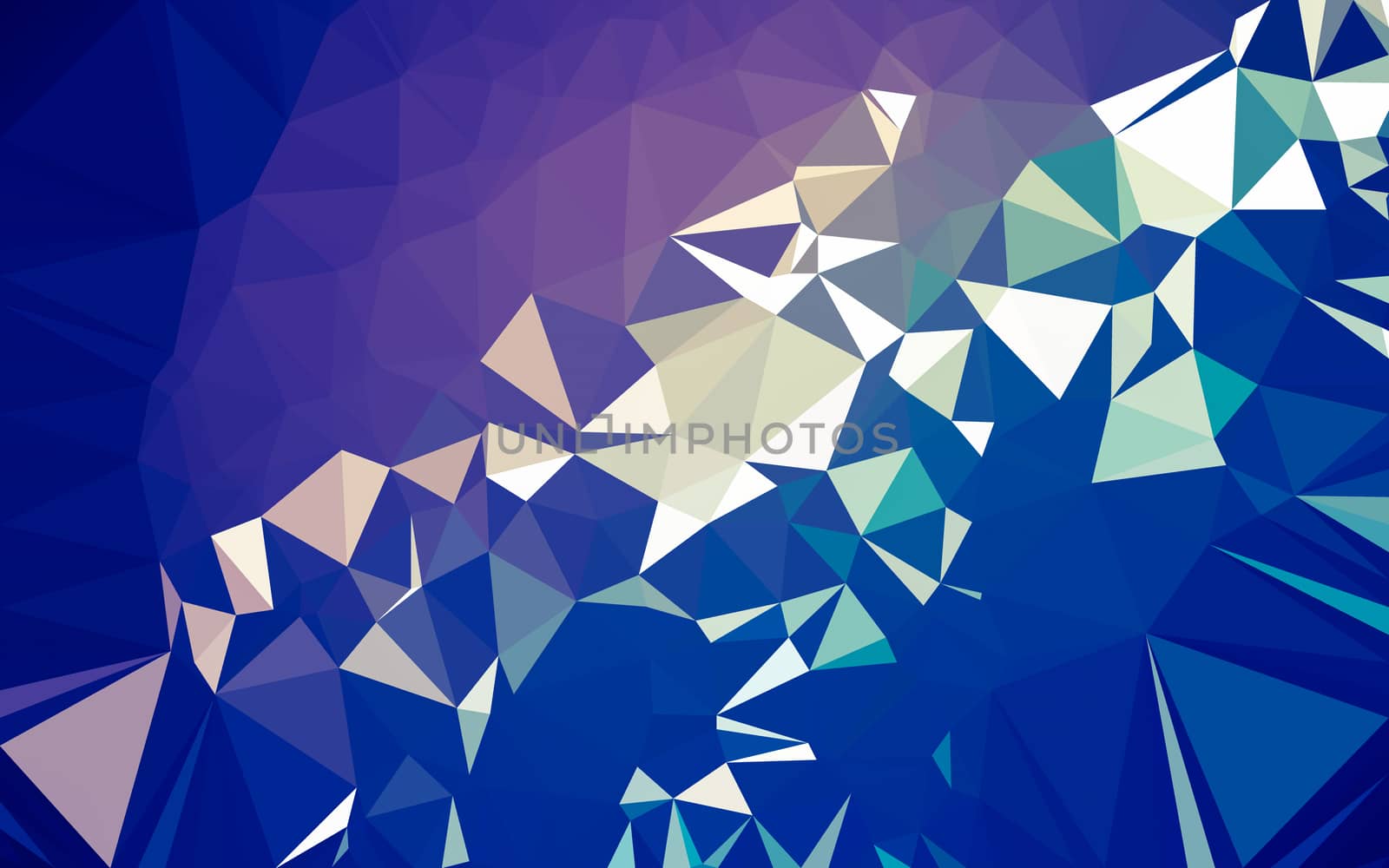 Abstract low poly background, geometry triangle by teerawit