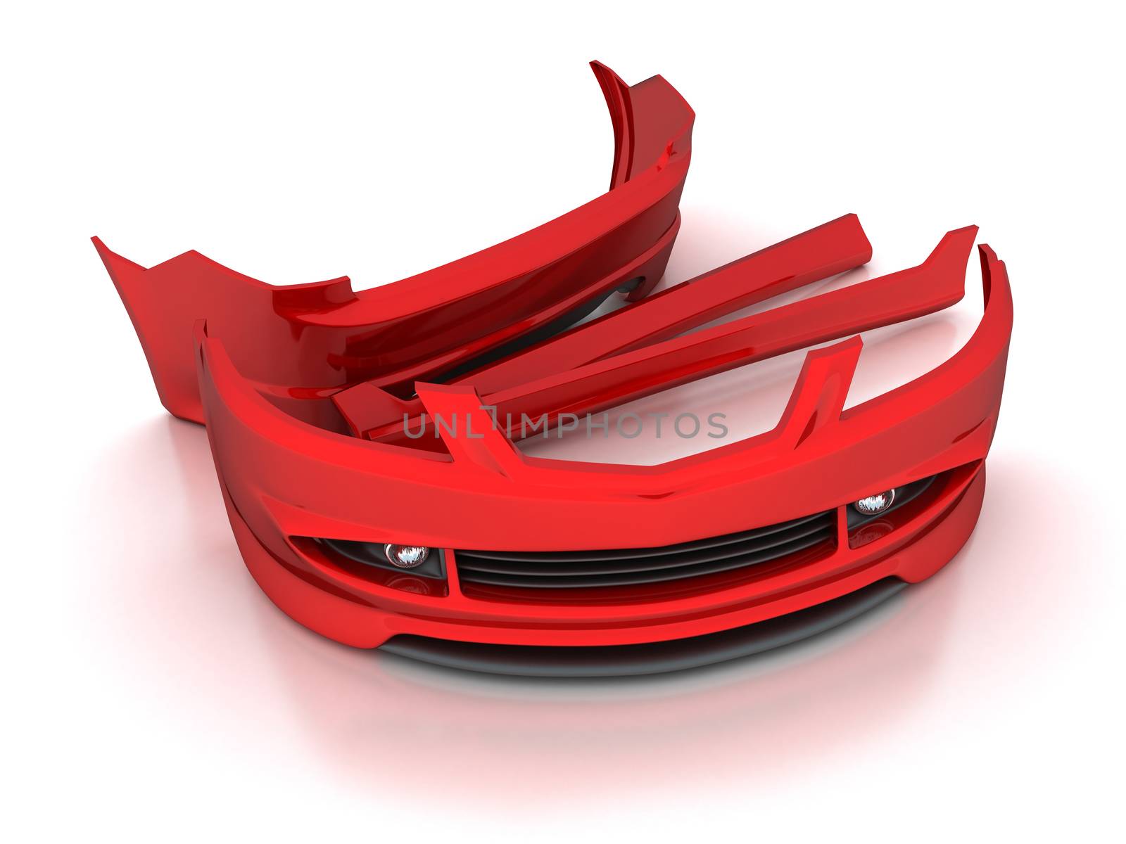 sporting repair parts for an auto (3d)