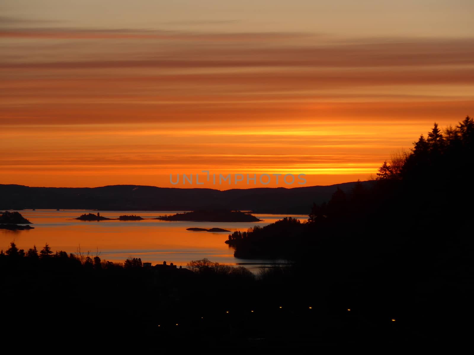 Sunrise in Asker, Norway