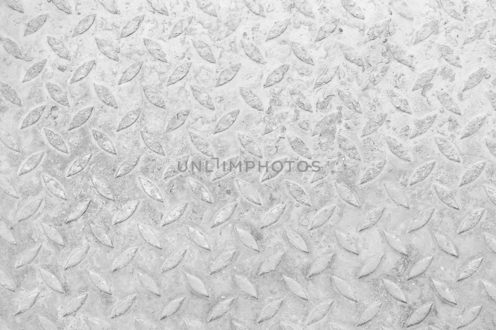 White background texture of grunged metal pattern by Suriyaphoto