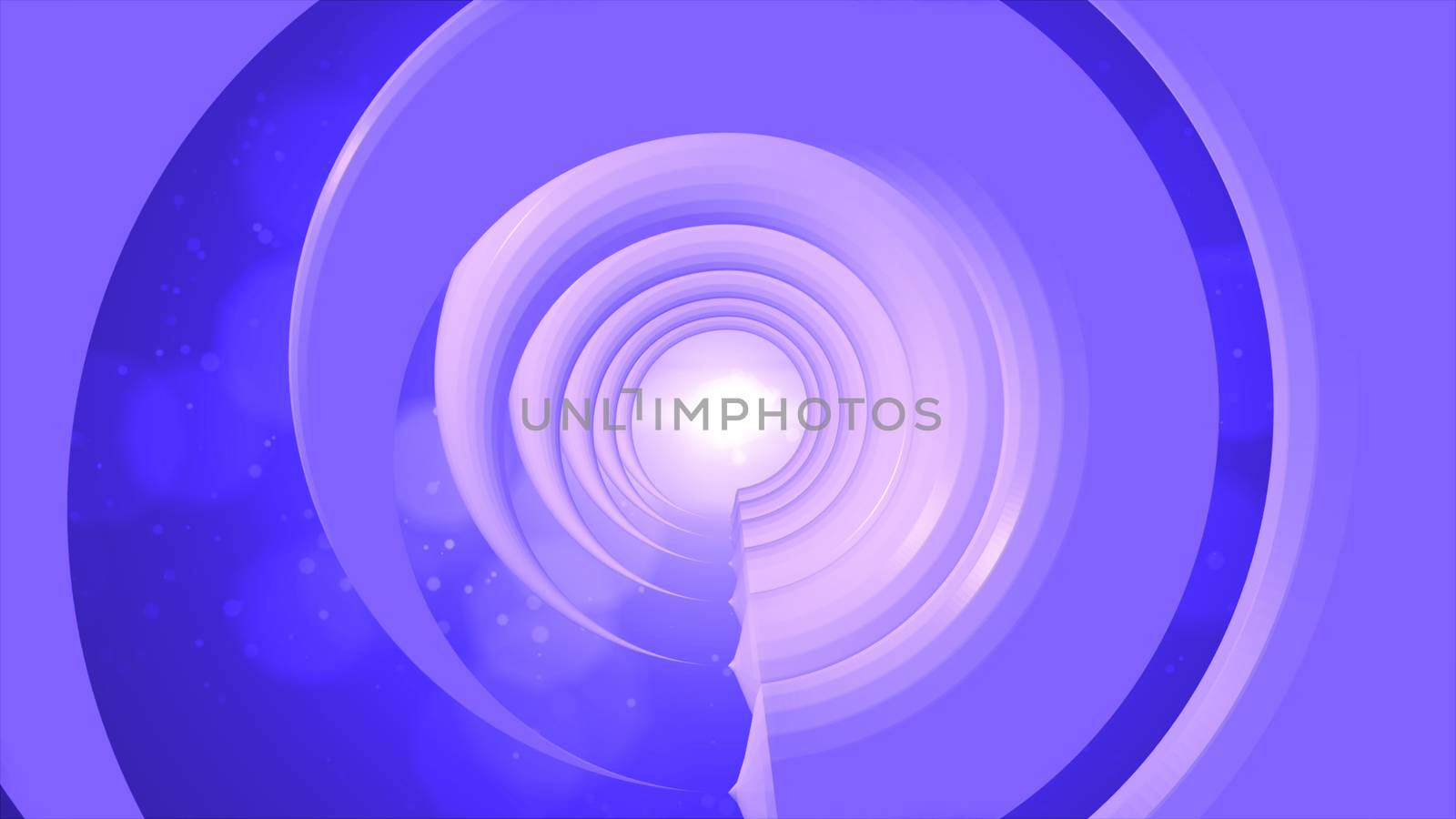 3d rendering Futuristic tunnel with light. 8K Ultra HD Resolution