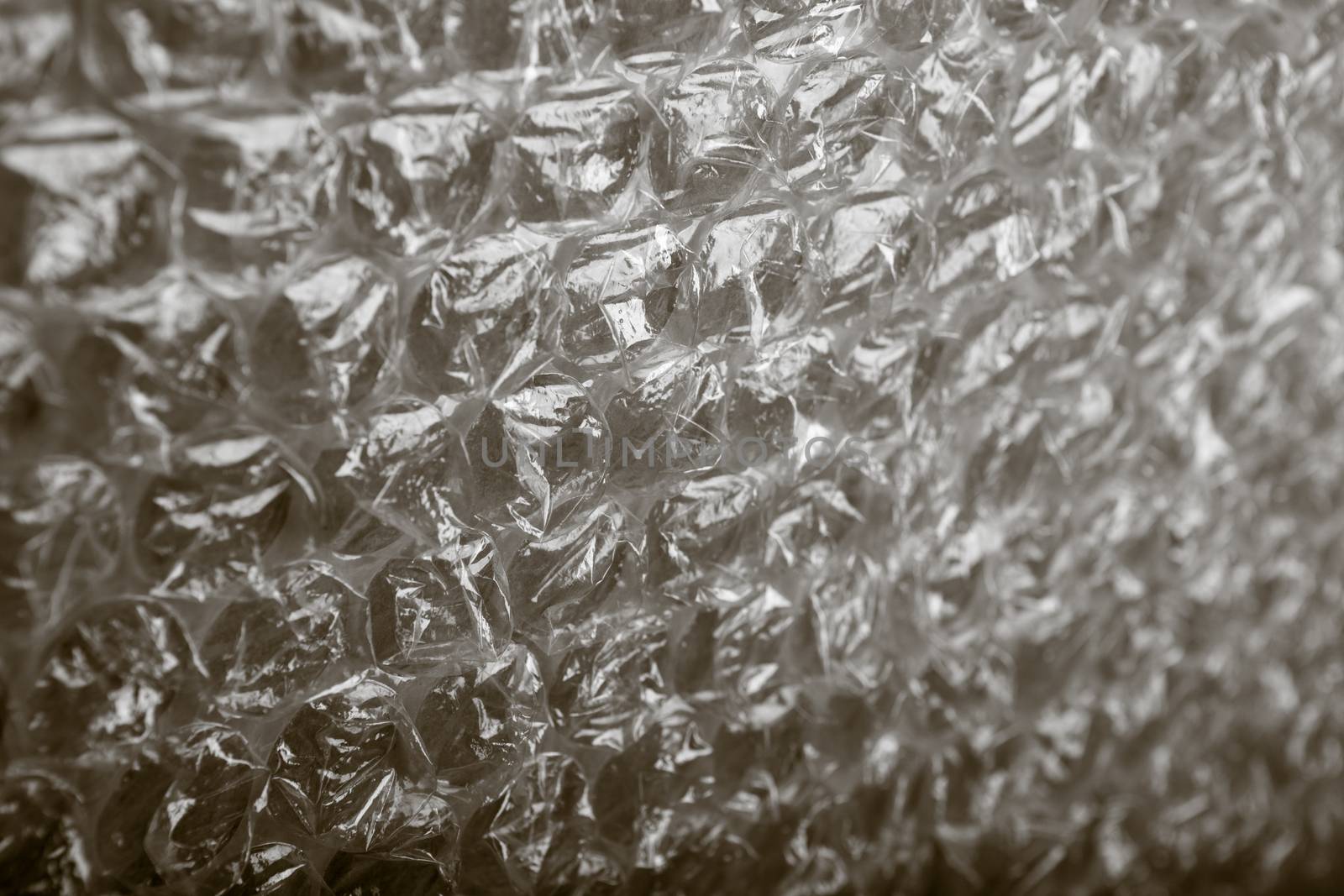 Wrapping plastic bubbles texture for background