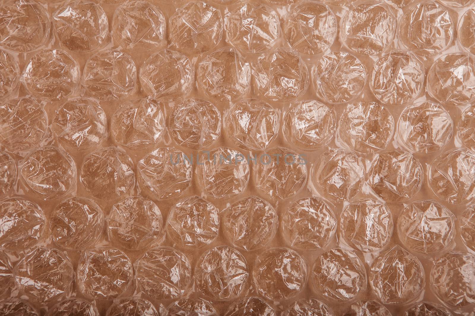 Wrapping plastic bubbles texture for background