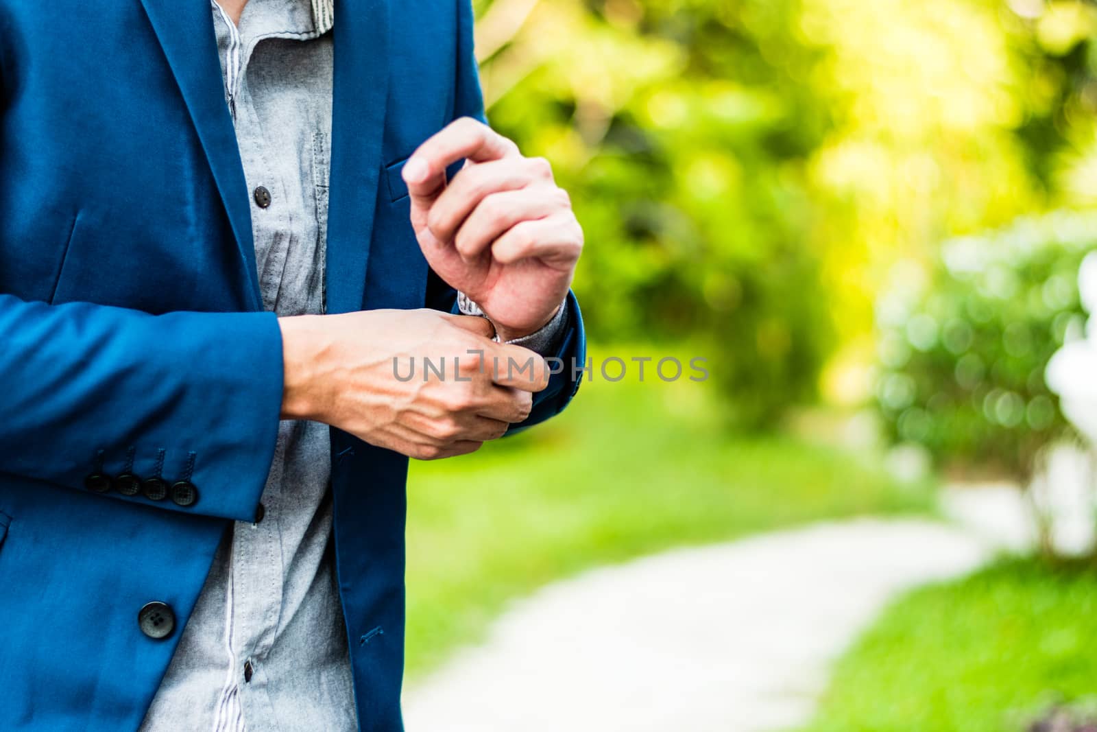 Business successful concept : executive business man wear male formal suit serious thinking professional work leadership of company manager , selective focus