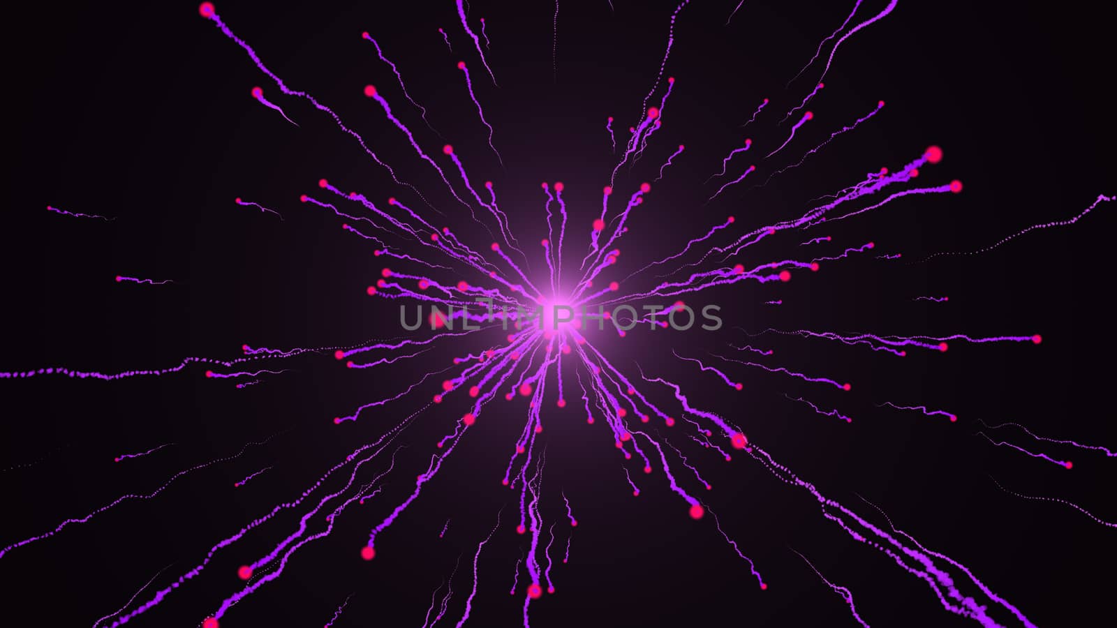 3d rendering Holiday background with Glittering Star Particle. 8K Ultra HD Resolution