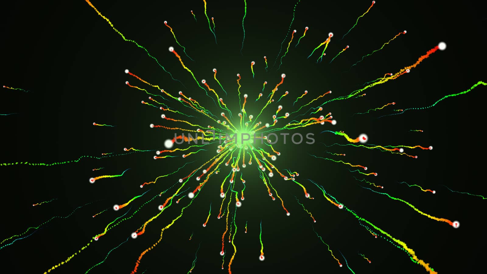 3d rendering Holiday background with Glittering Star Particle. 8K Ultra HD Resolution