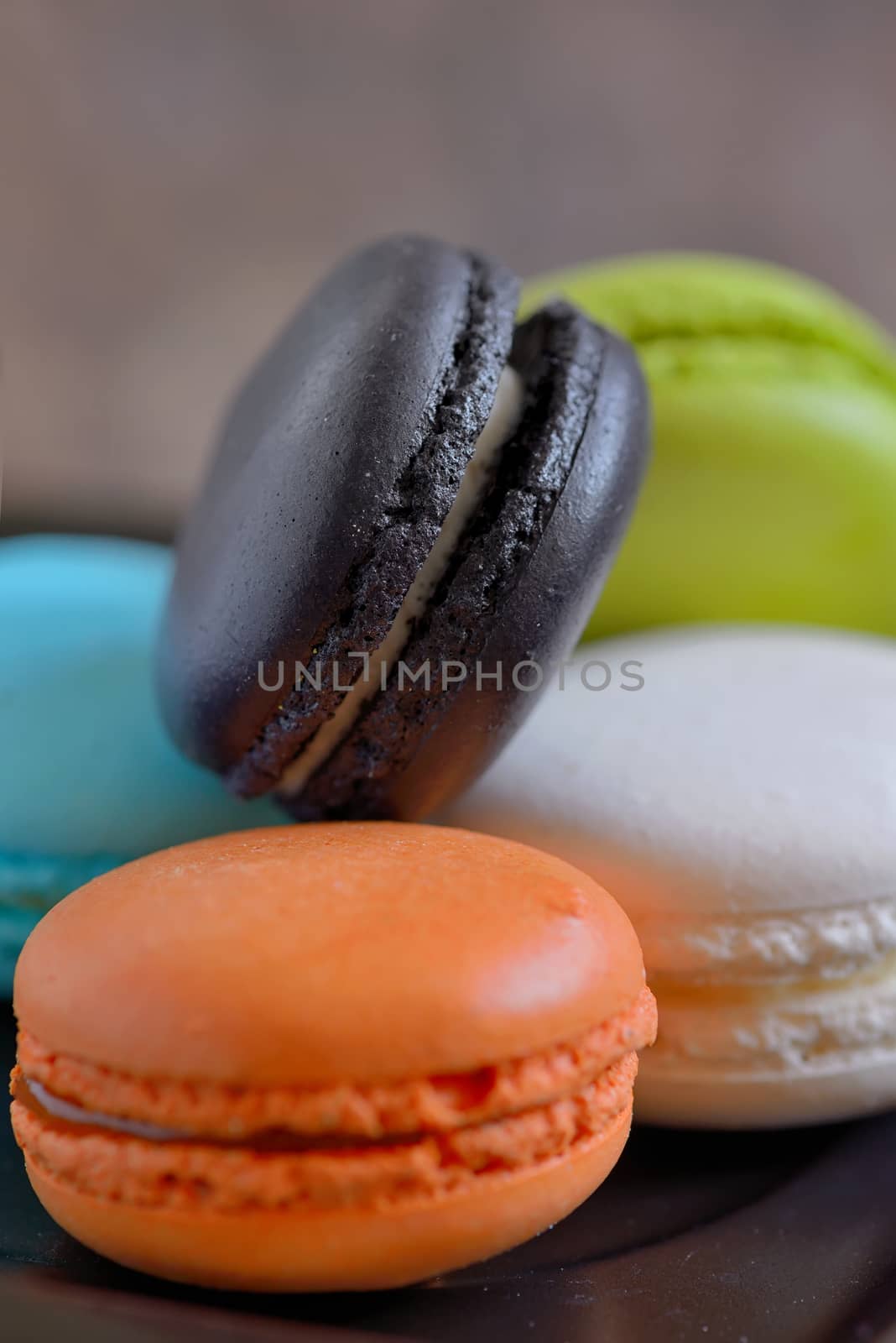 french colorful macarons by jordachelr