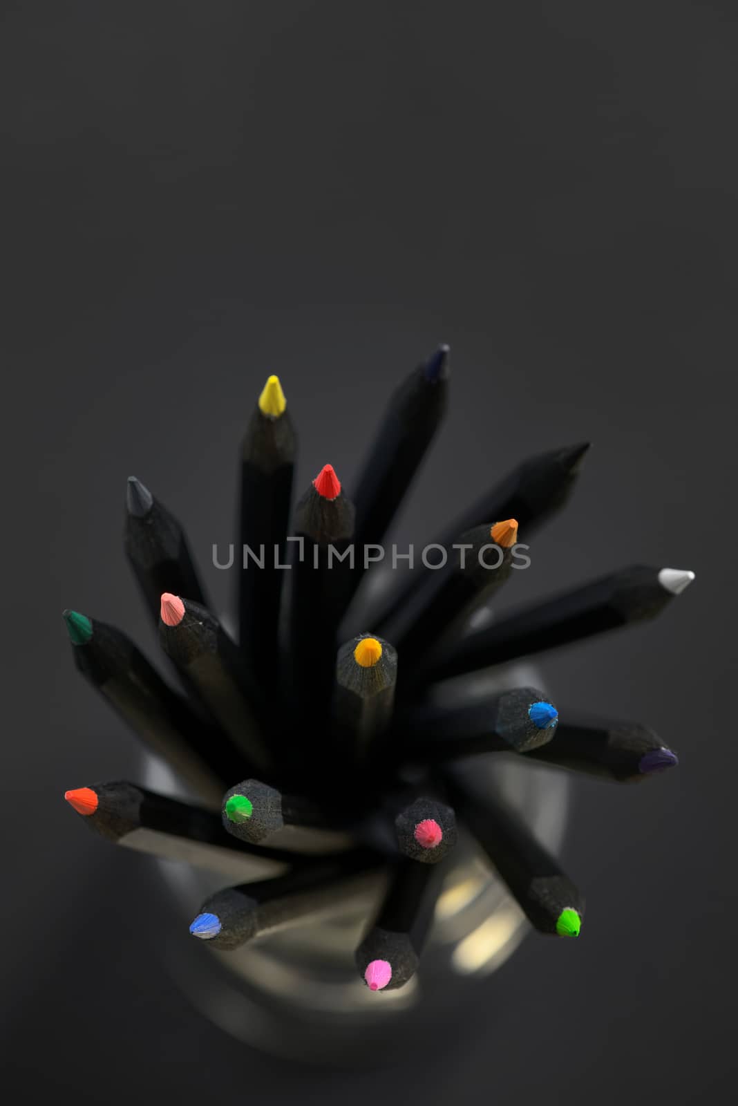 Colored  black pencils  by jordachelr