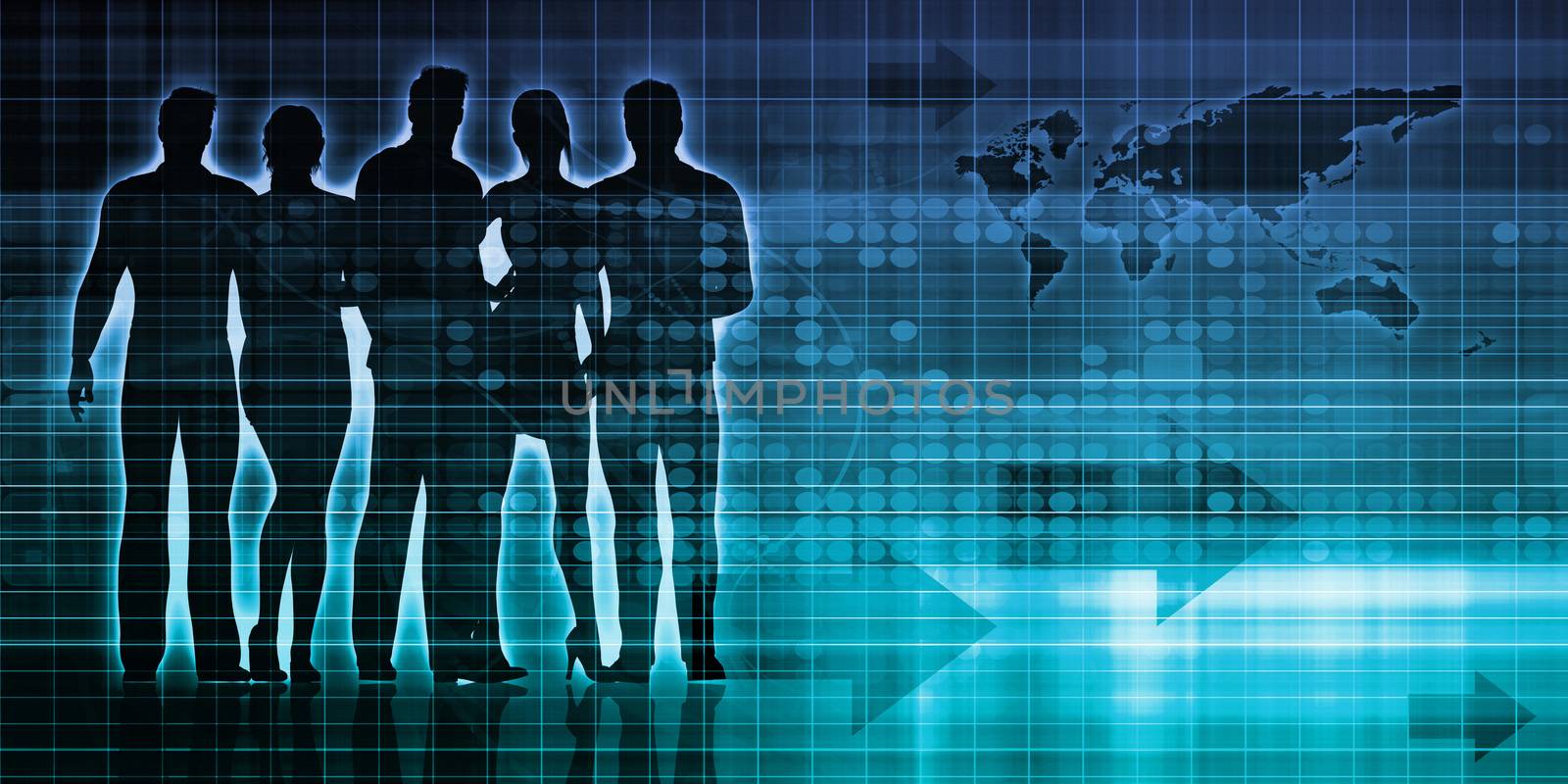DNA Research of Science Genetic Data Background