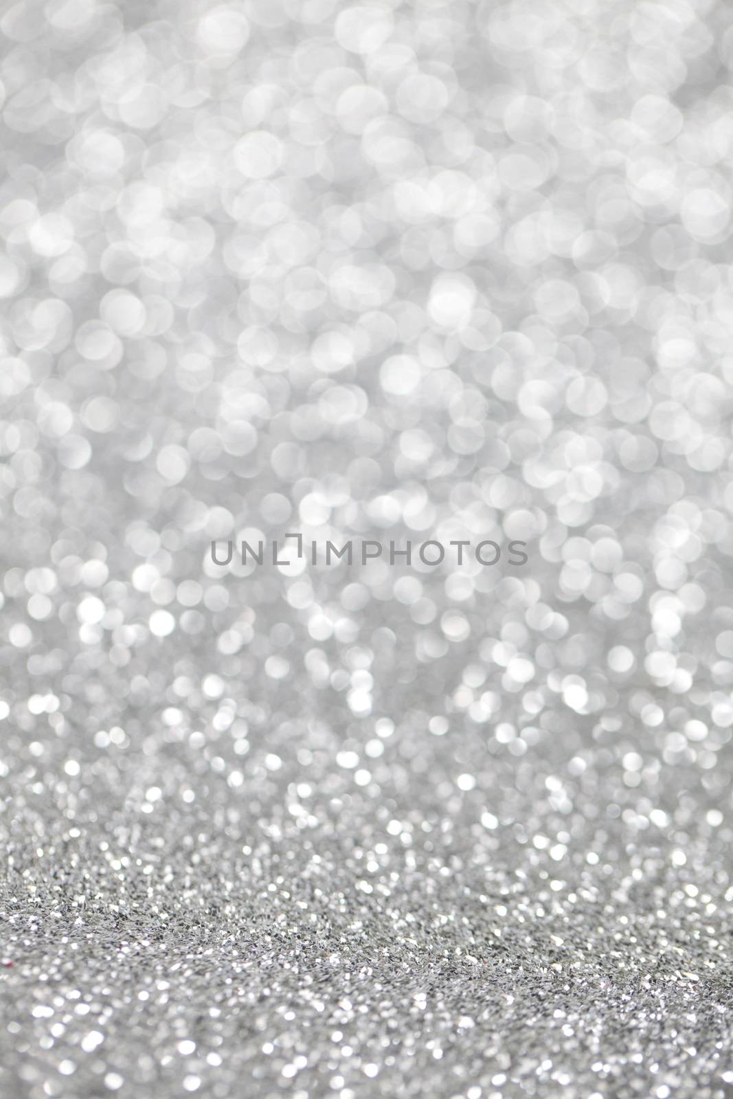 Abstract silver glitter background by Yellowj