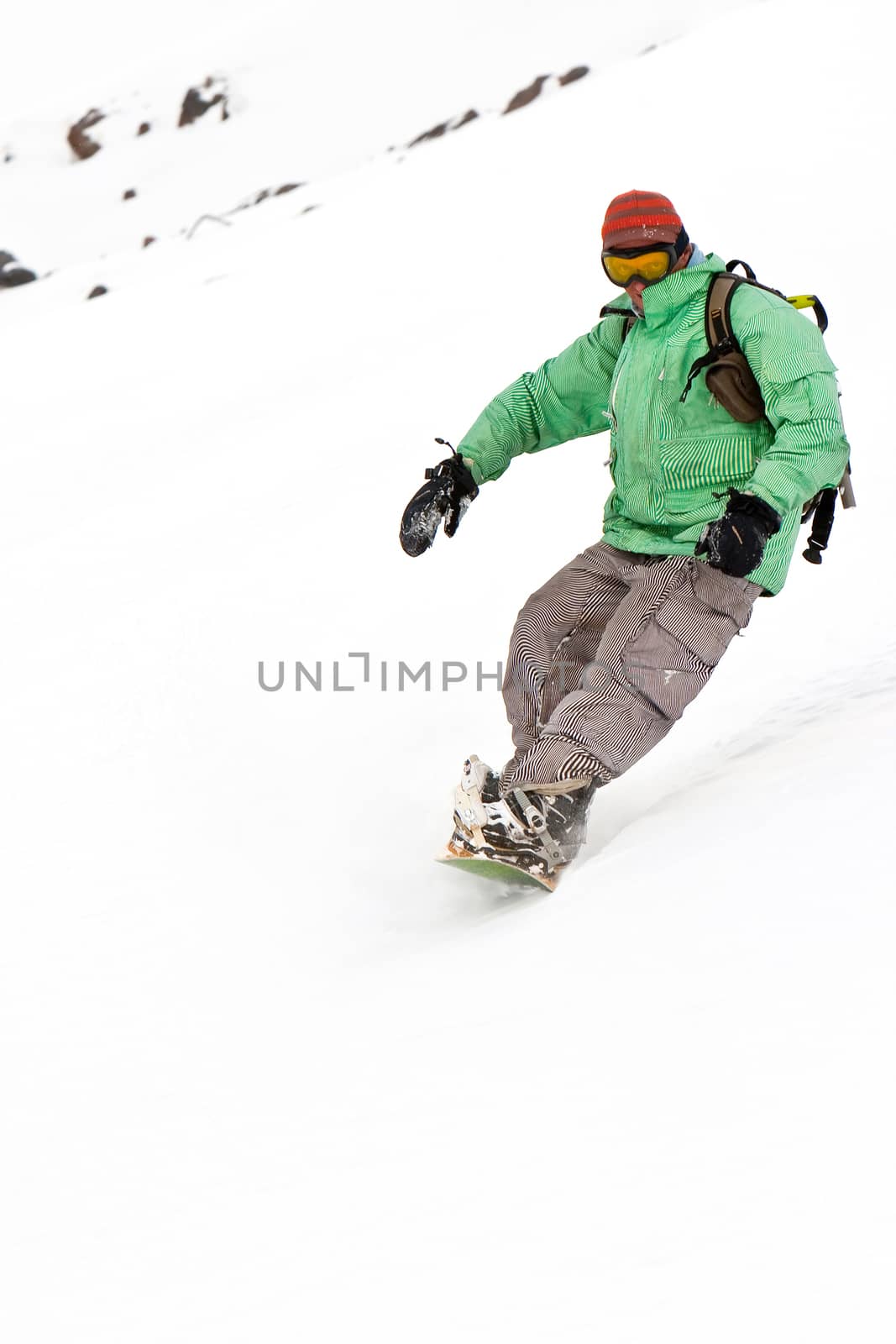 Freerider on the slope by Chudakov