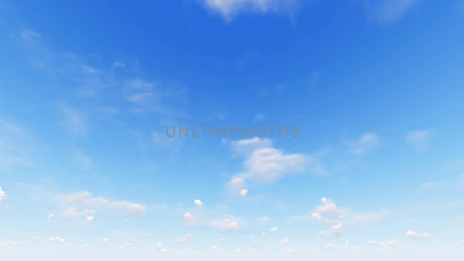 Cloudy blue sky abstract background, blue sky background with tiny clouds, 3d rendering

