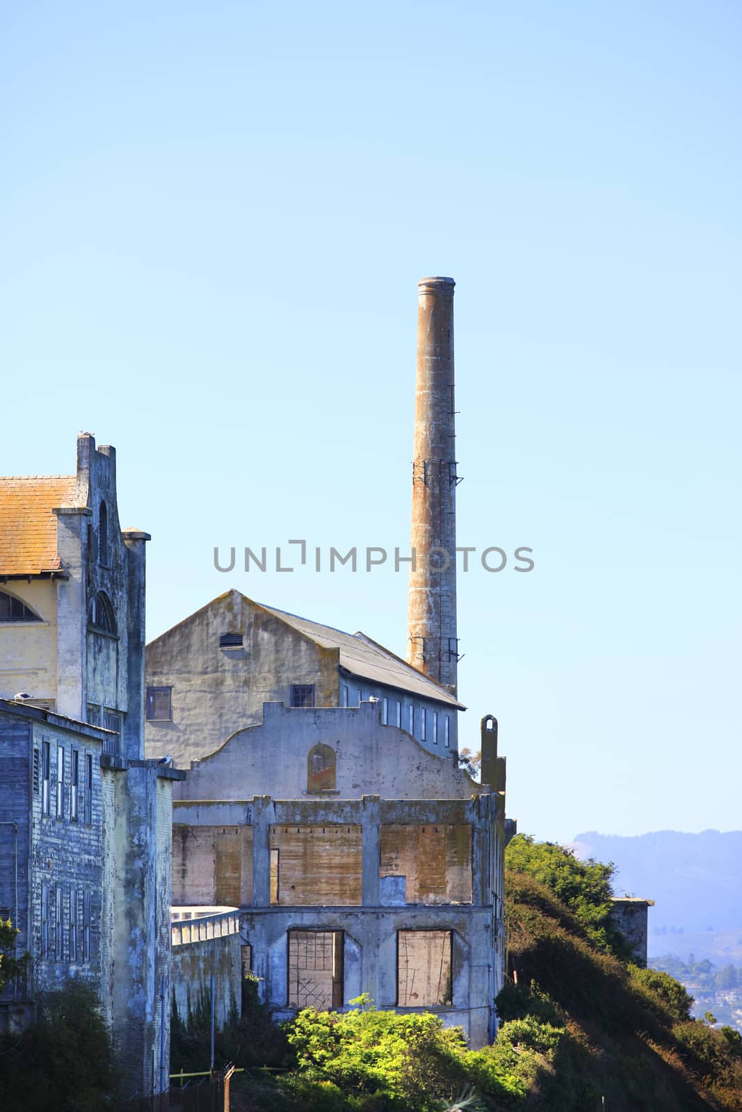 Alcatraz Federal Penitentiary in the San Fransisco Bay