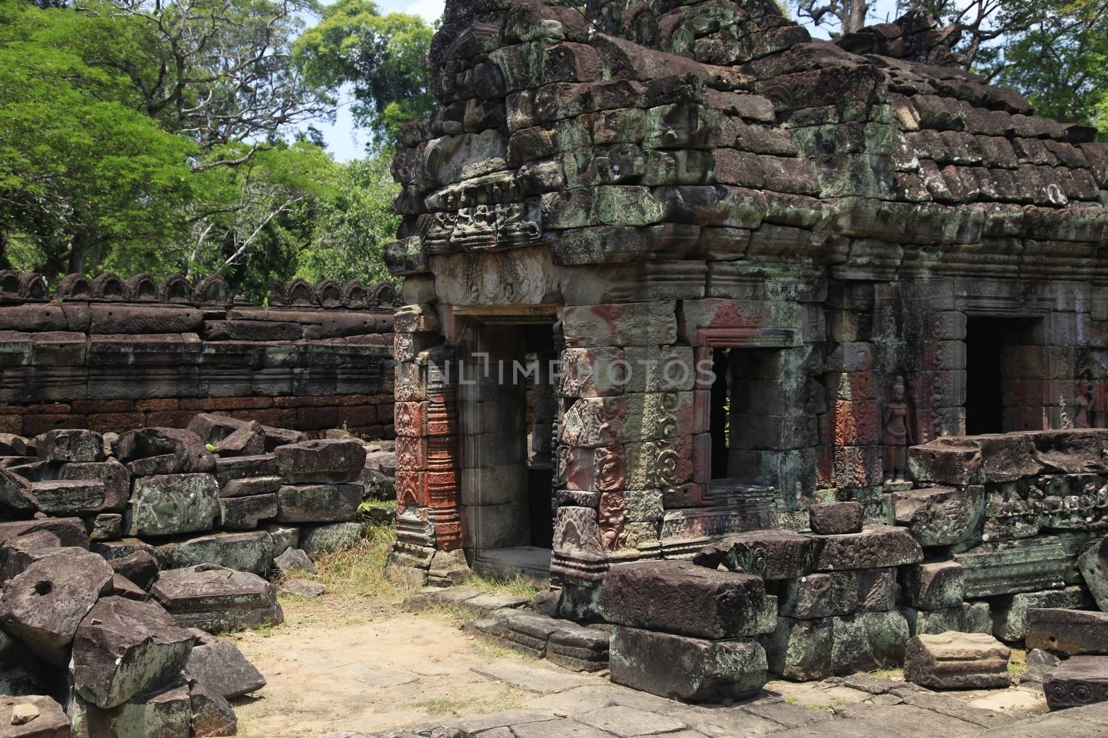 Part of the Cambodian Ankgor temple ruins. Cambodia