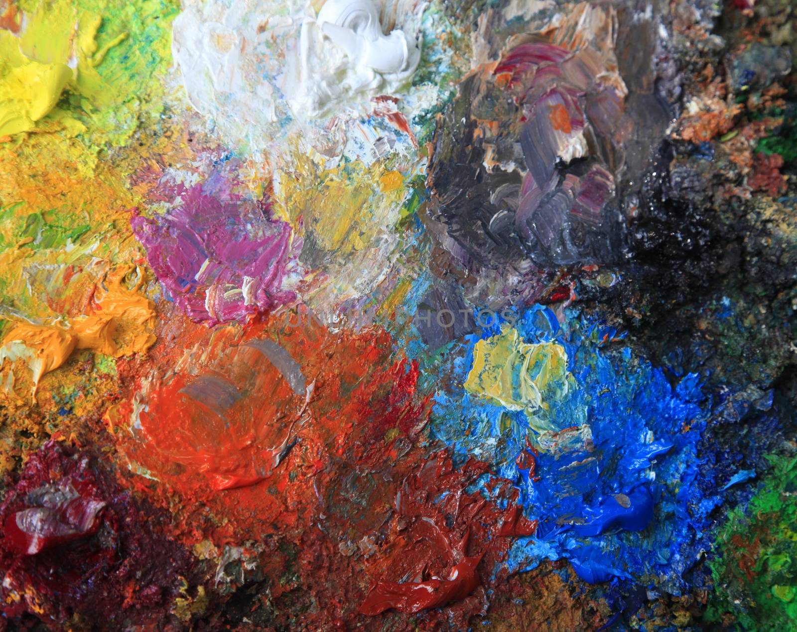 Background from an oil paint