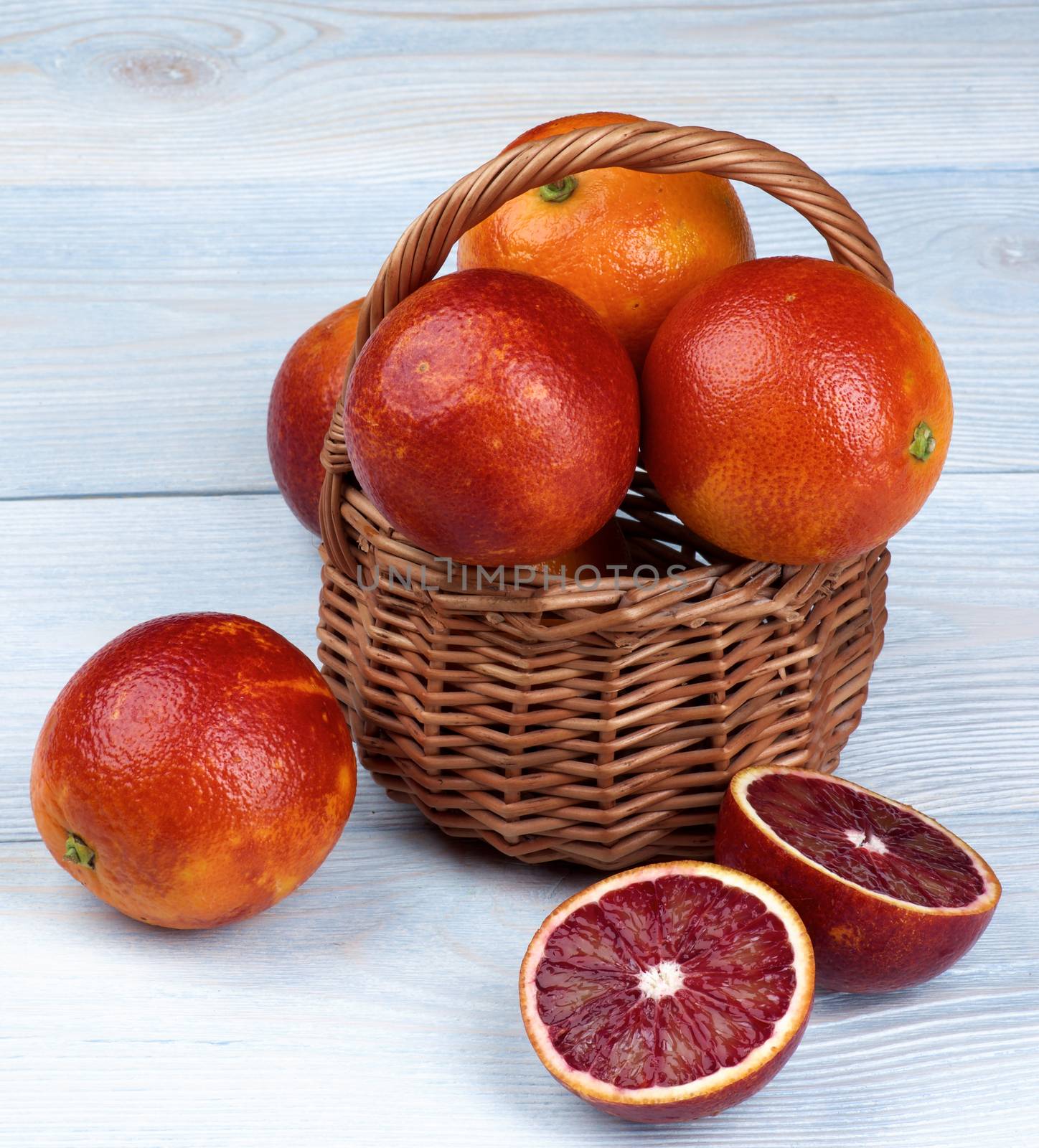 Blood Orange in Basket by zhekos