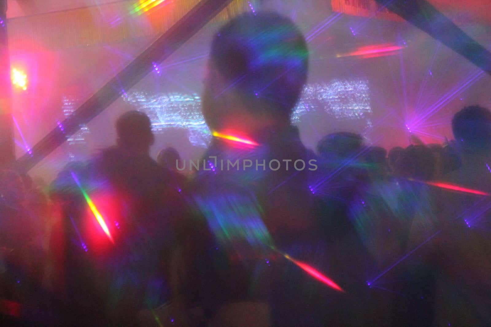 abstract lights nightclub dance party background lights and lasers