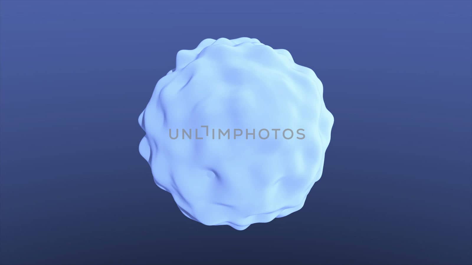 Flying abstract molecules in the air.looped. 3d rendering
